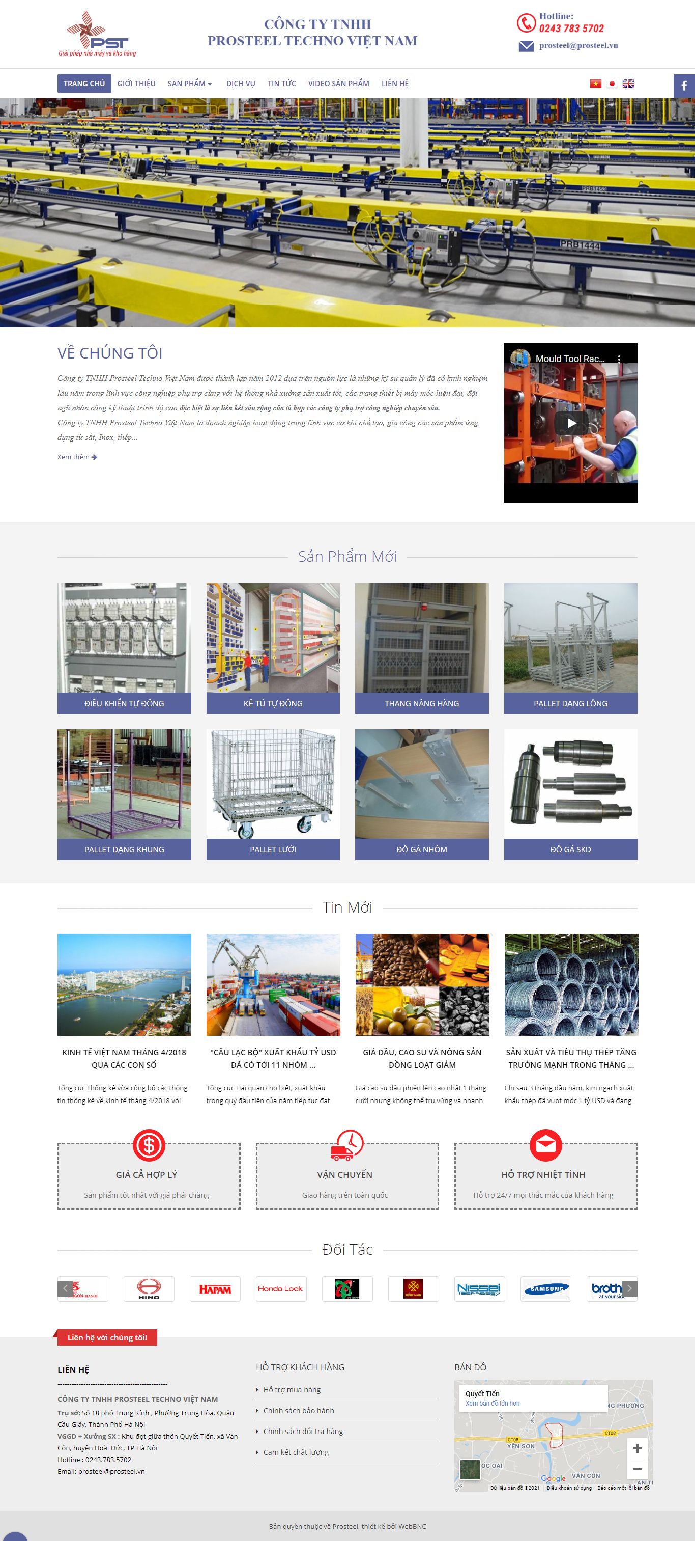 [dtt] Thiết kế Website web giá tốt - prosteelvn