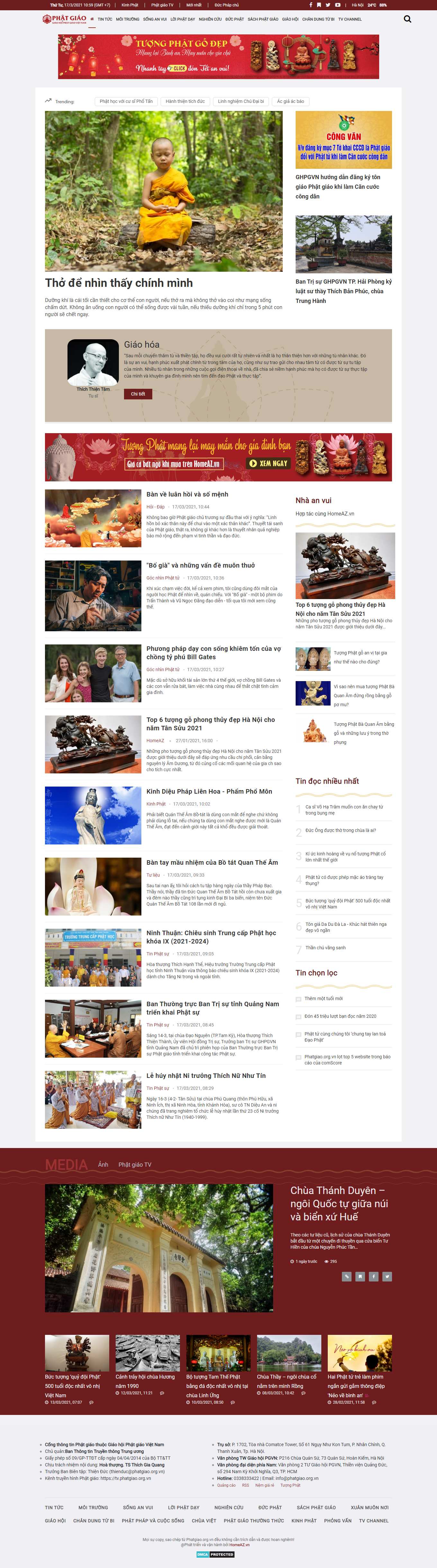 [phatgiaohue] Thiết kế Website web phật giáo - wwwdaophatngaynaycom