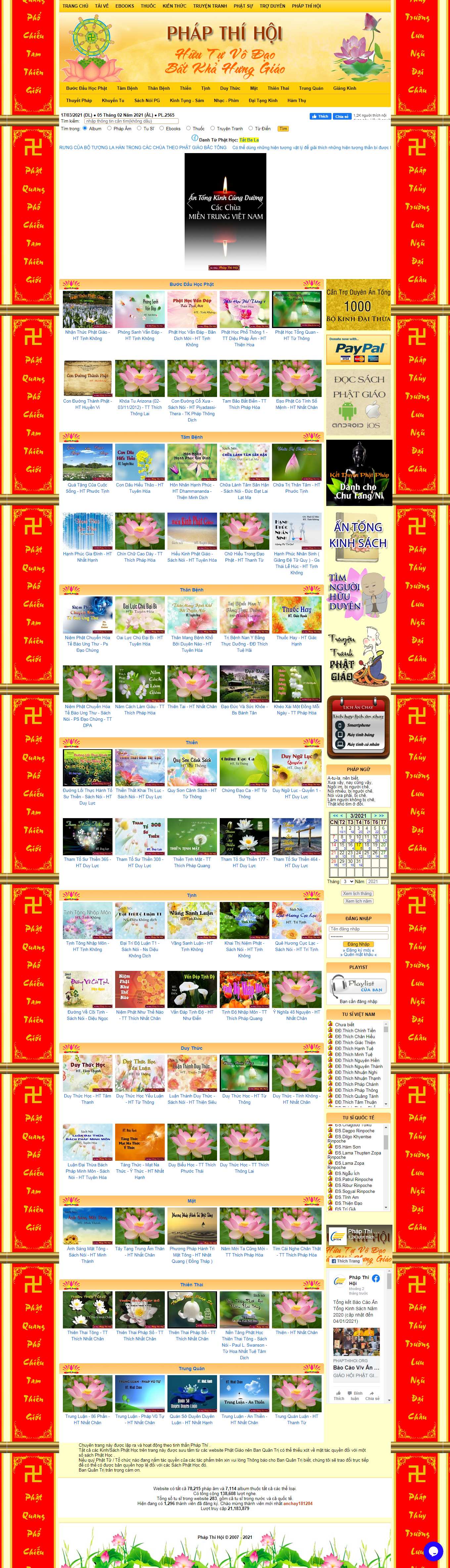 [phatgiaohue] Thiết kế Website web phật giáo - phapthihoiorg