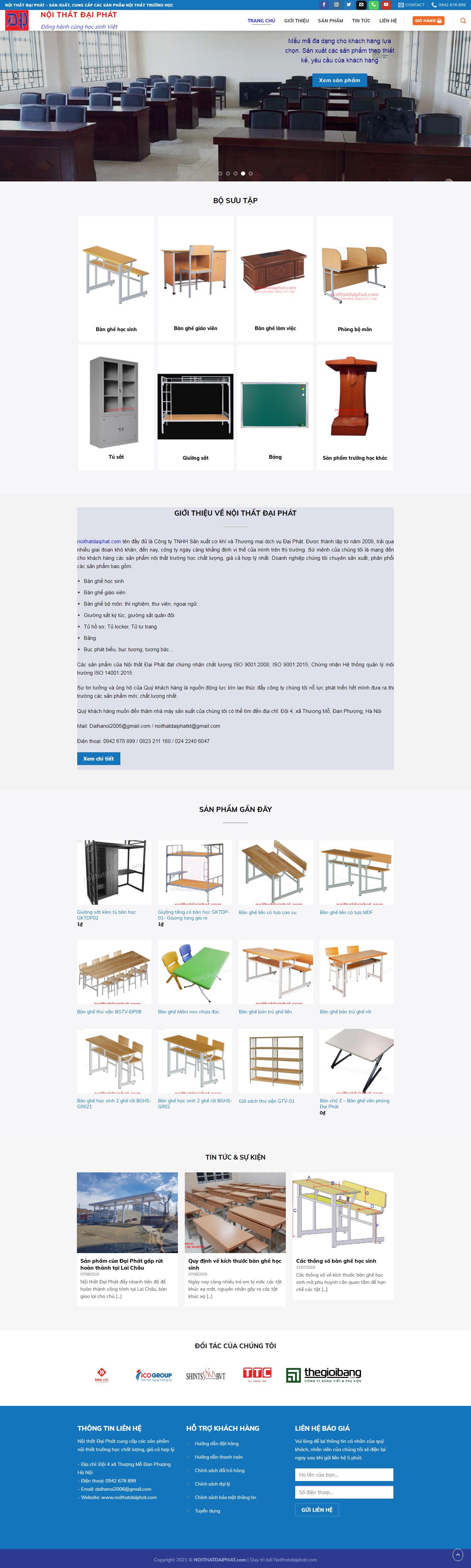 [azgroups] Thiết kế Website web theo yêu cầu - noithatdaiphatcom