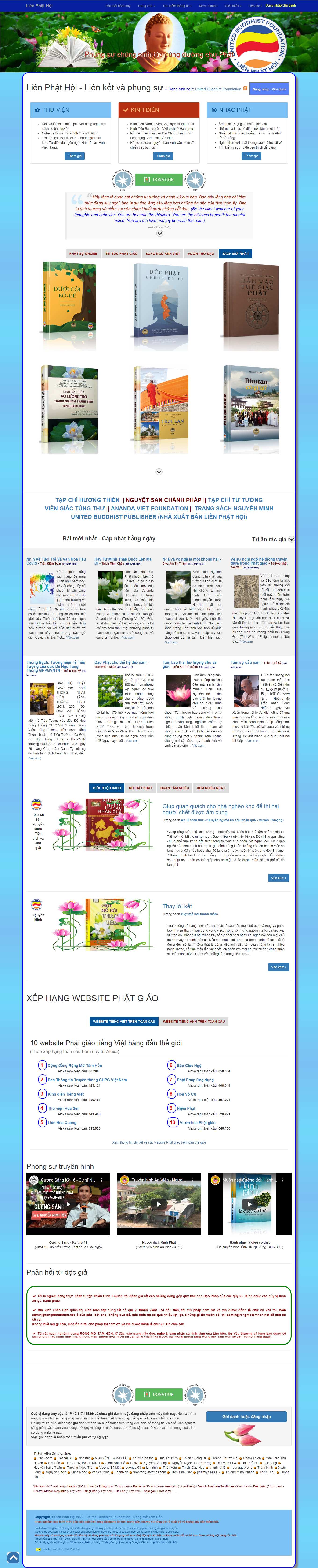 [phatgiaohue] Thiết kế Website web phật giáo - wwwrongmotamhonnet