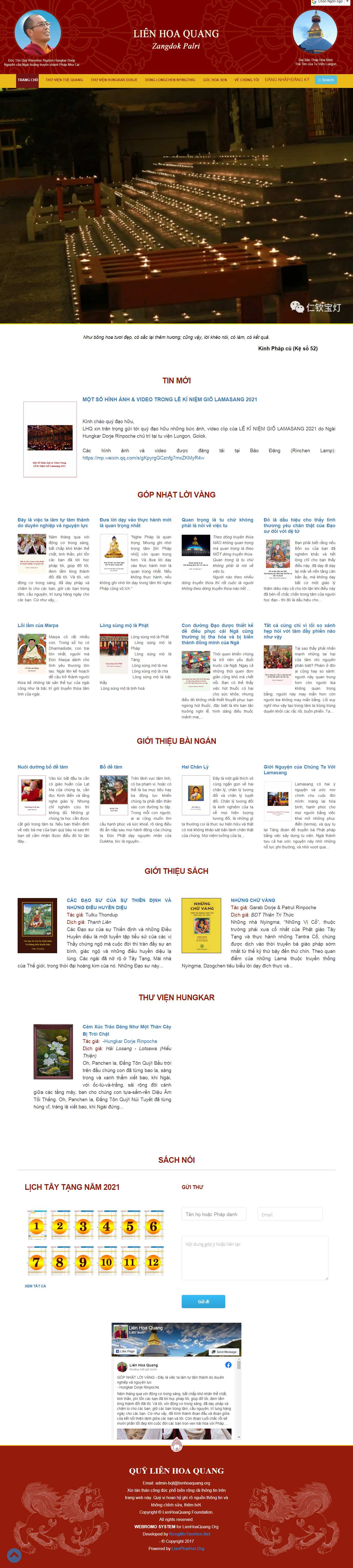 [phatgiaohue] Thiết kế Website web phật giáo - lienhoaquangcom