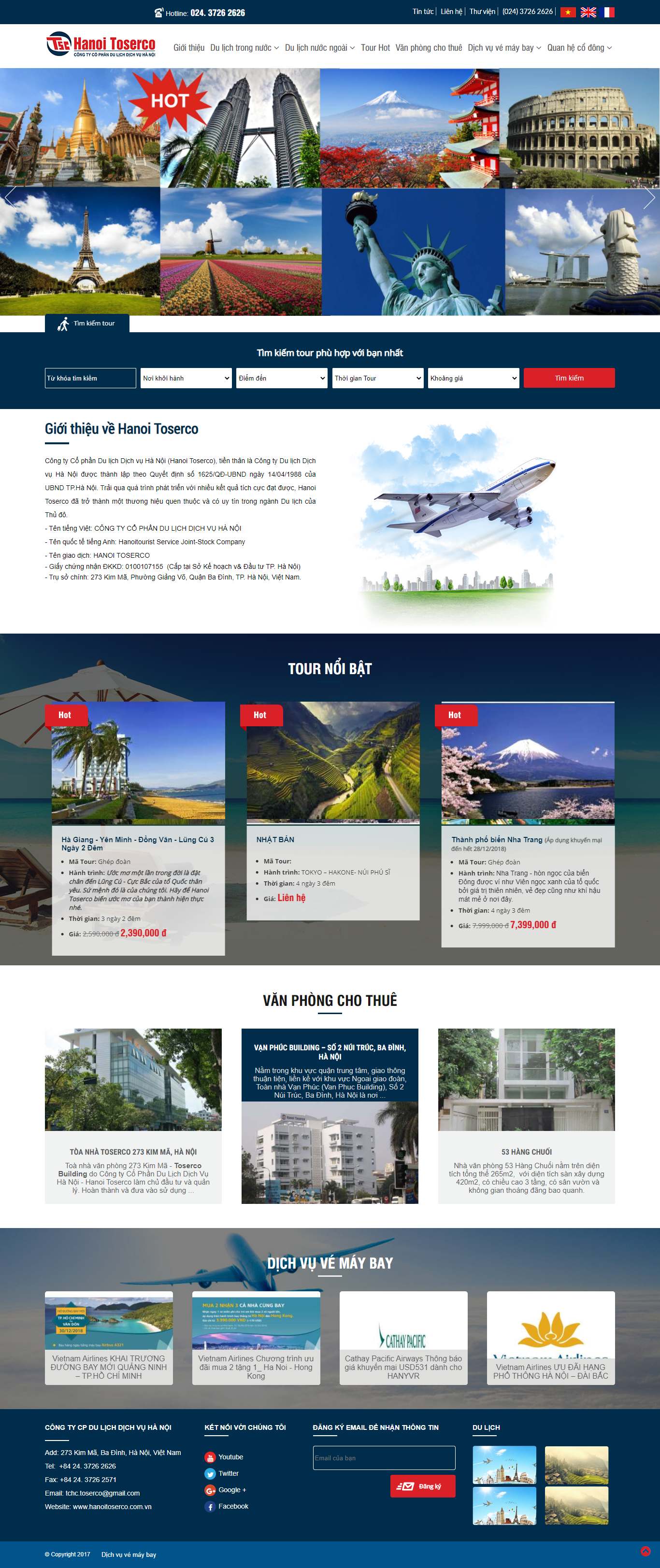 [alona] Thiết kế Website web giới thiệu công ty - hanoitosercocomvn