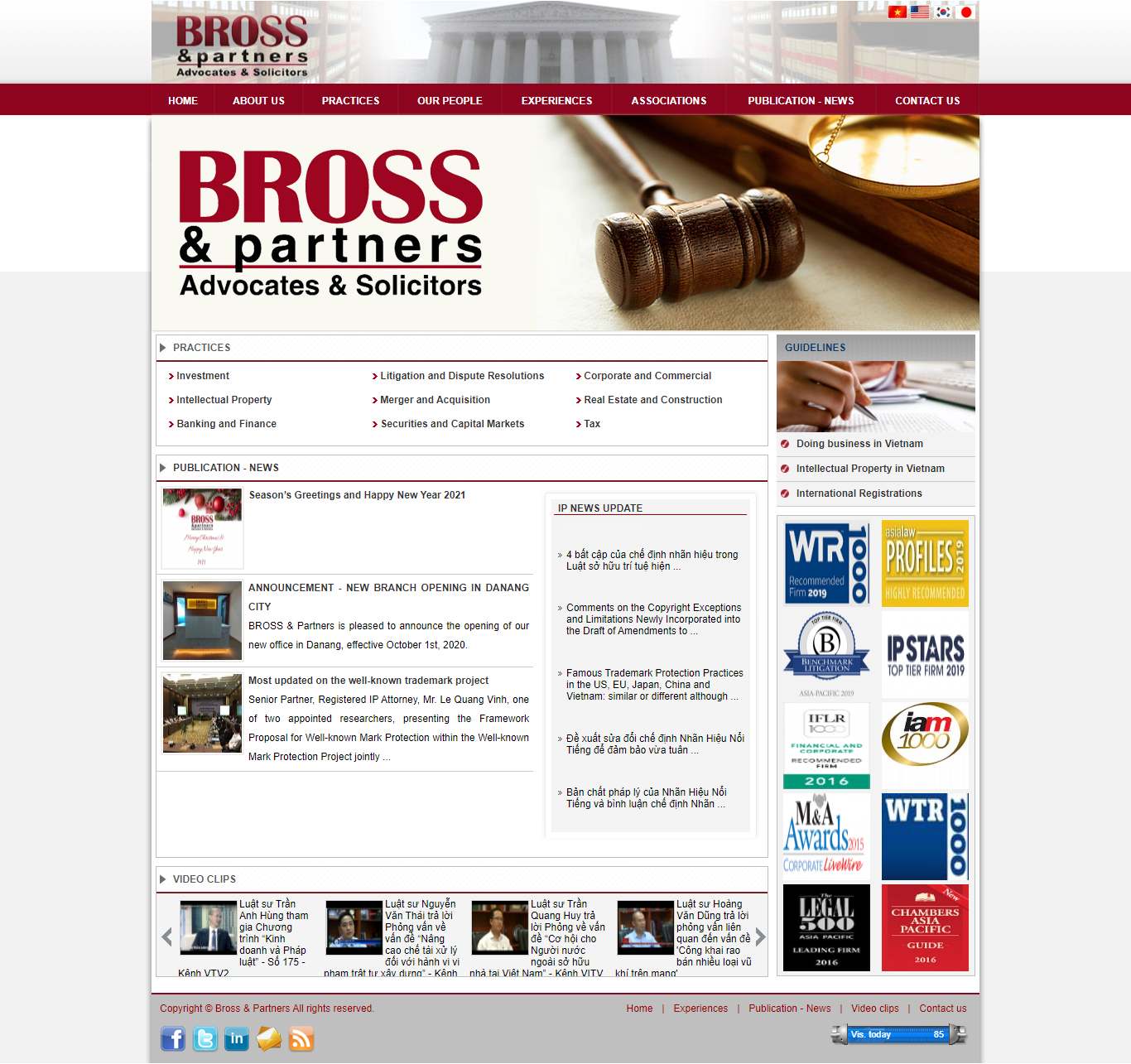 [alona] Thiết kế Website web giới thiệu công ty - brossvn