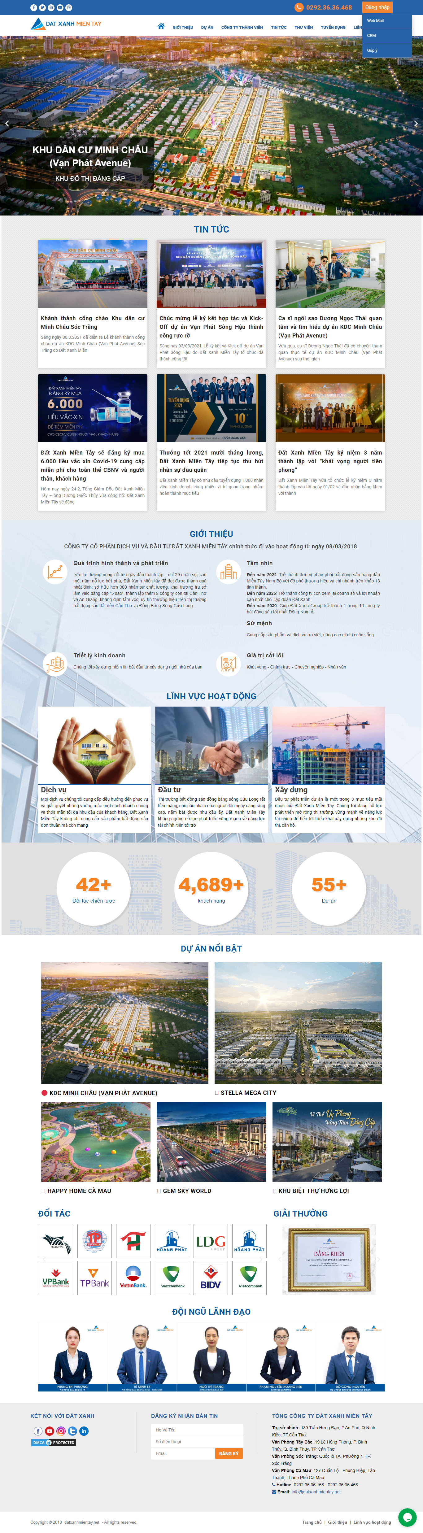 [phucdat] Thiết kế Website web bất động sản - datxanhmientaynet