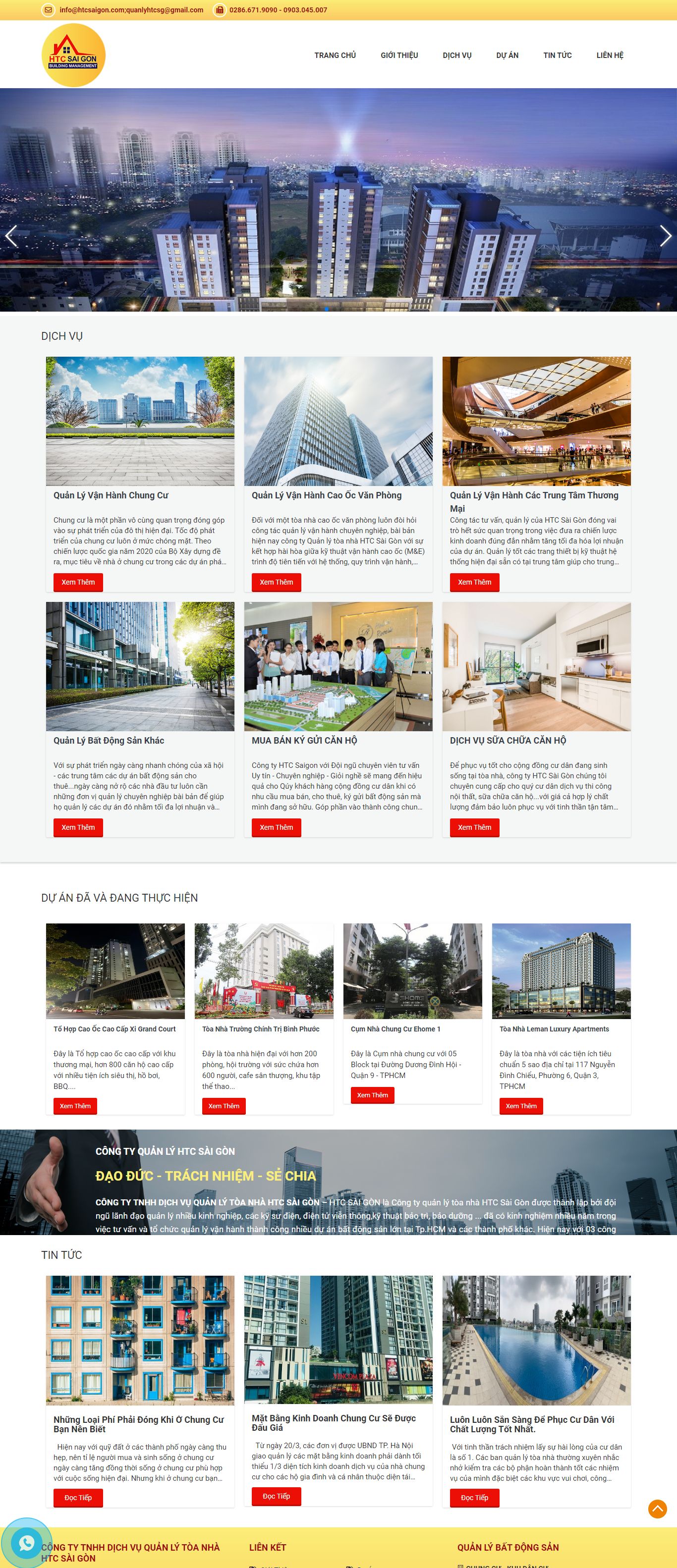 [phucdat] Thiết kế Website web bất động sản - htcsaigoncom