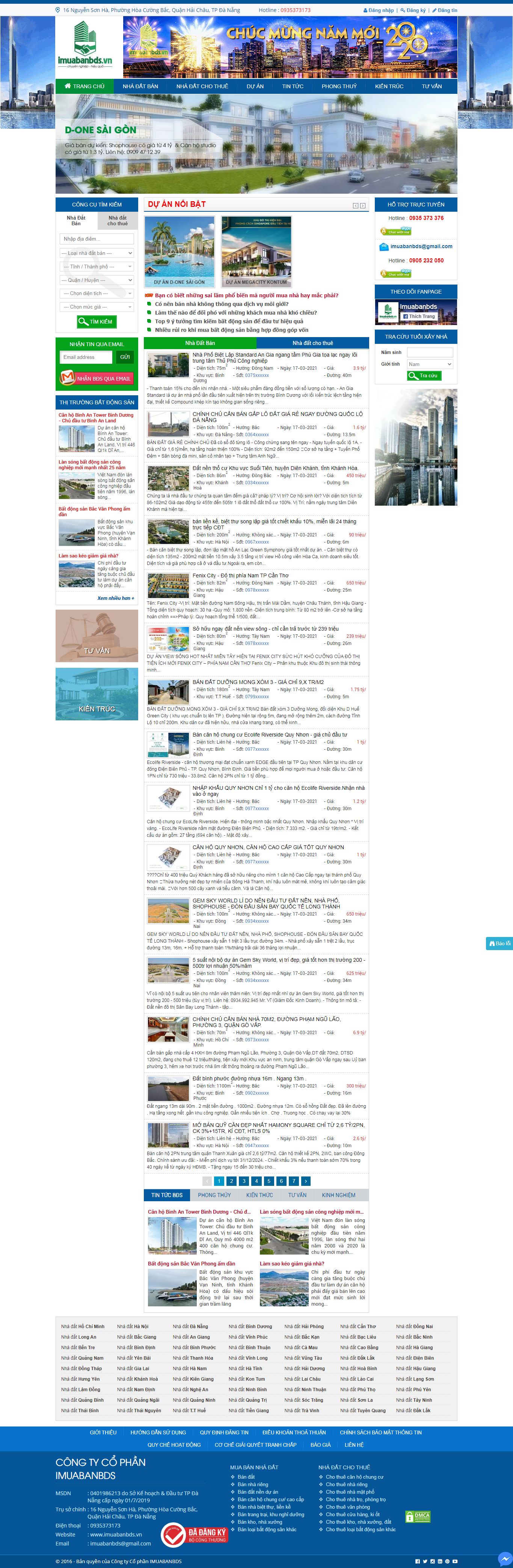 [phucdat] Thiết kế Website web bất động sản - imuabanbdsvn
