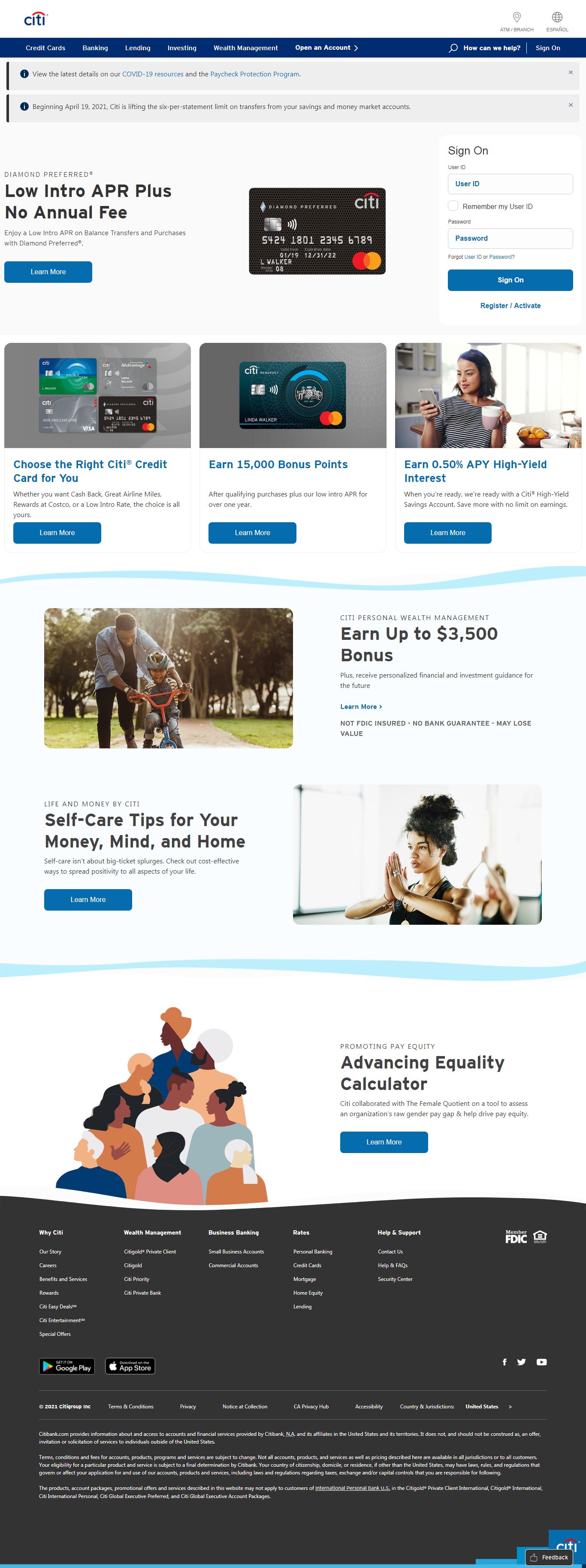 [portal] Thiết kế Website web tài chính - wwwciticom
