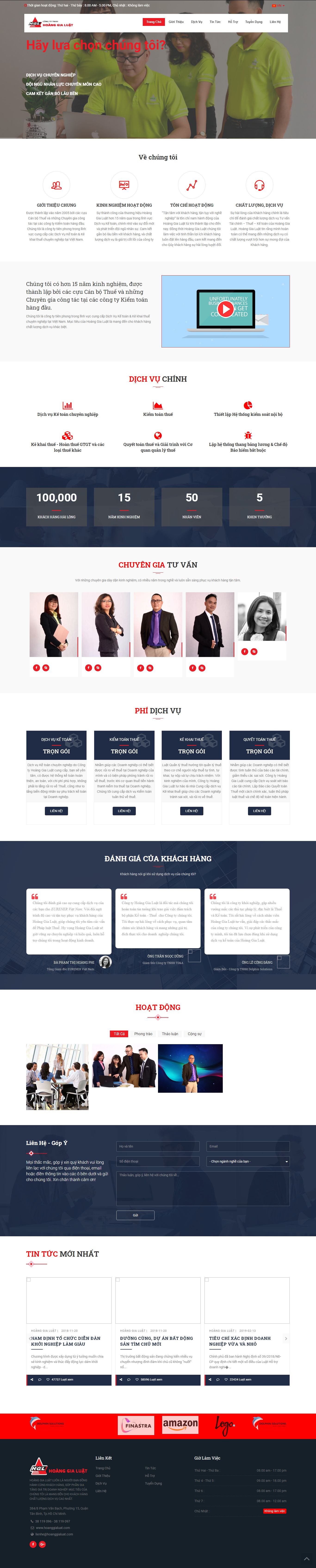 [taf] Thiết kế Website web kế toán - hoanggialuatcom