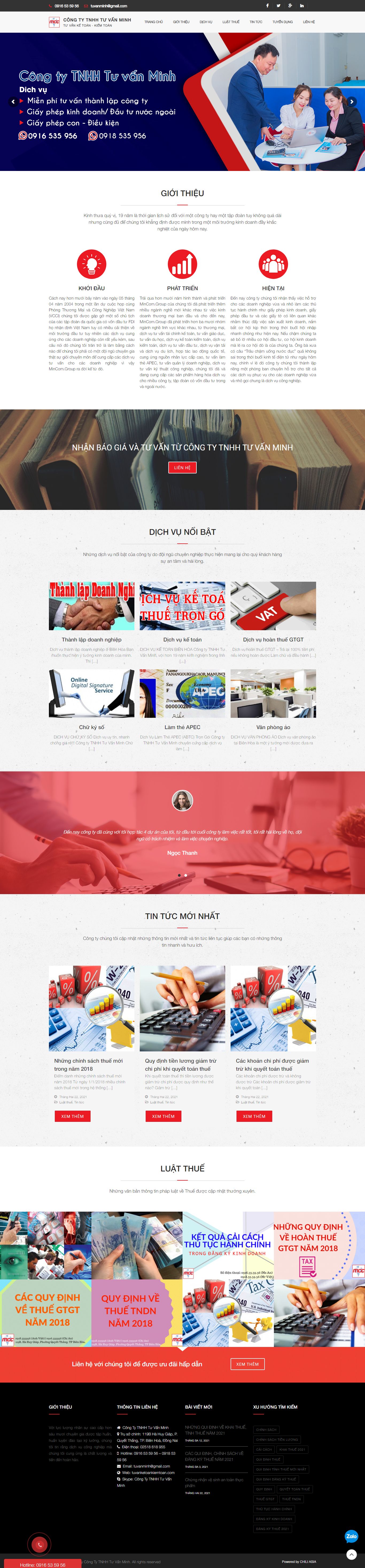 [taf] Thiết kế Website web kế toán - tuvanketoankiemtoancom