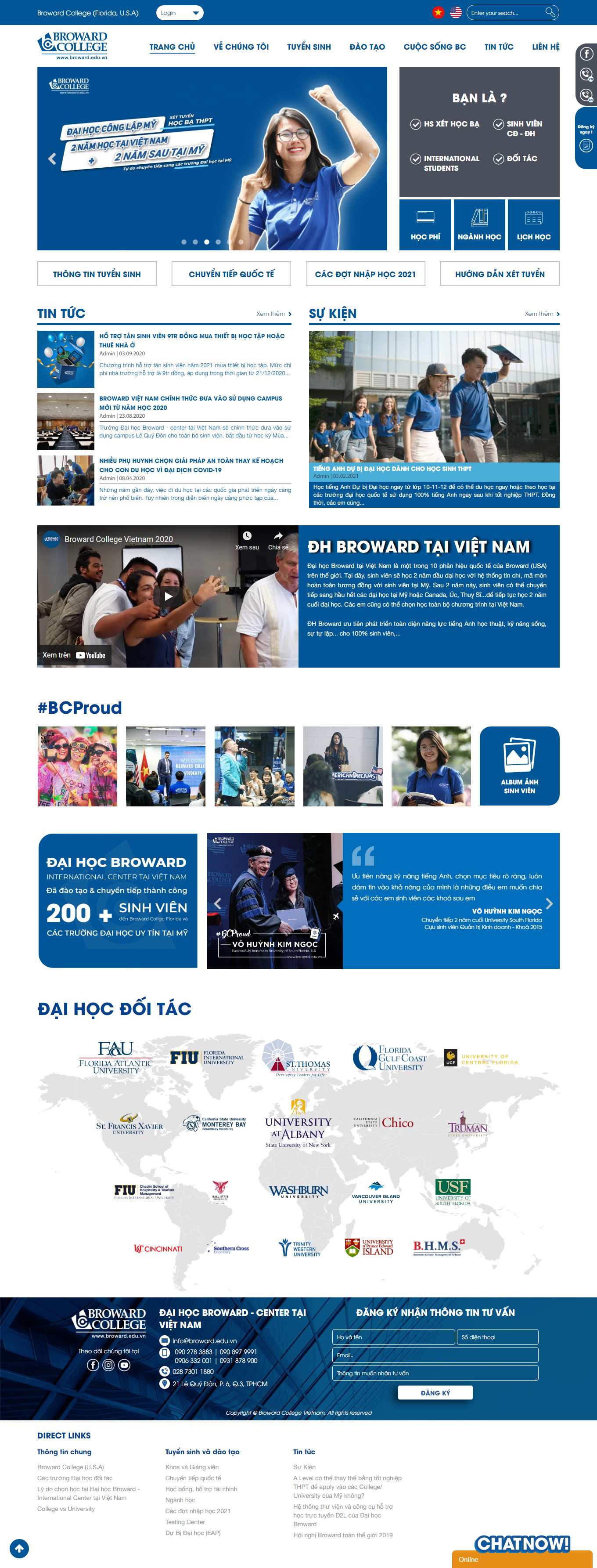 [duhoctms] Thiết kế Website web du học nước ngoài - wwwbrowardeduvn