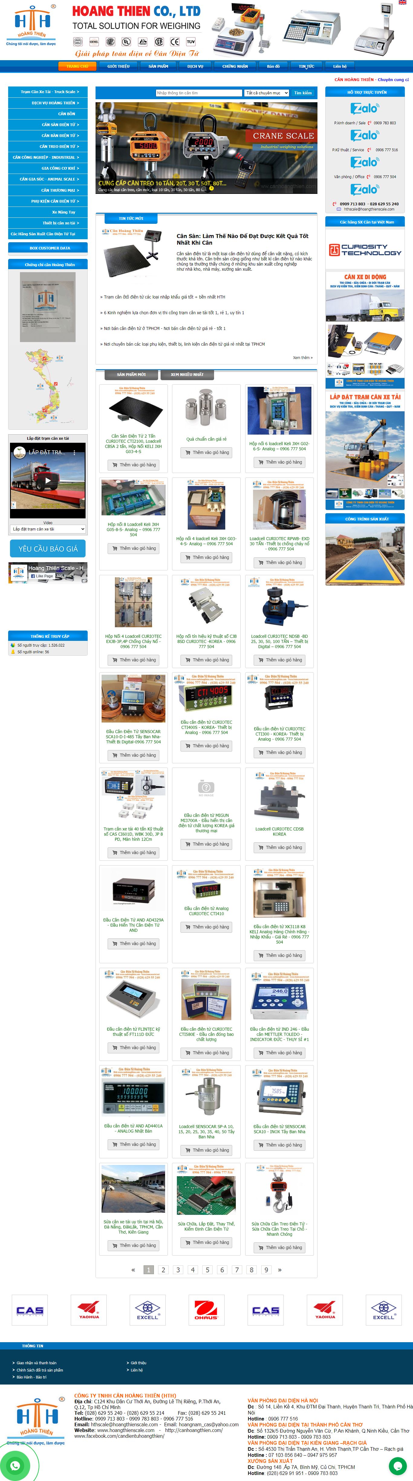 [pcbonline] Thiết kế Website web điện tử - canhoangthiencom