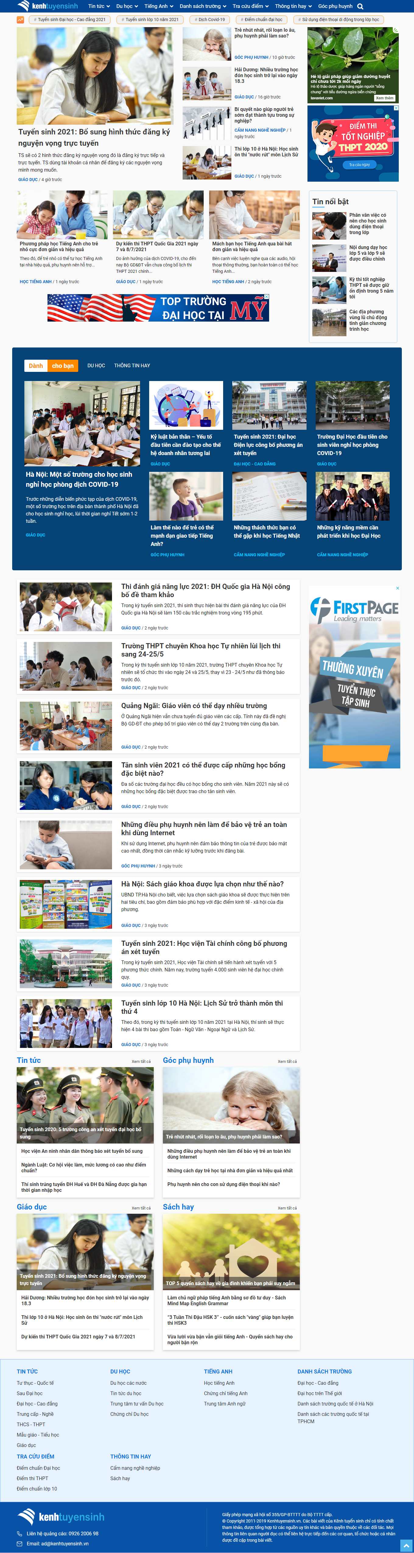 [avt] Thiết kế Website web du học nhật bản - kenhtuyensinhvn