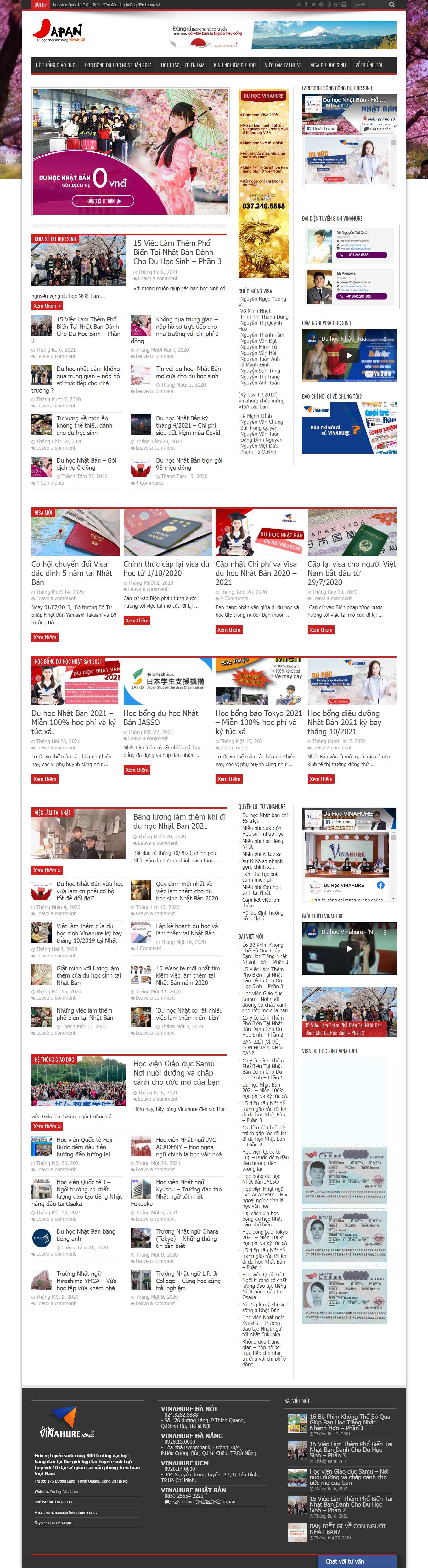 [avt] Thiết kế Website web du học nhật bản - nhatbanvinahurecom