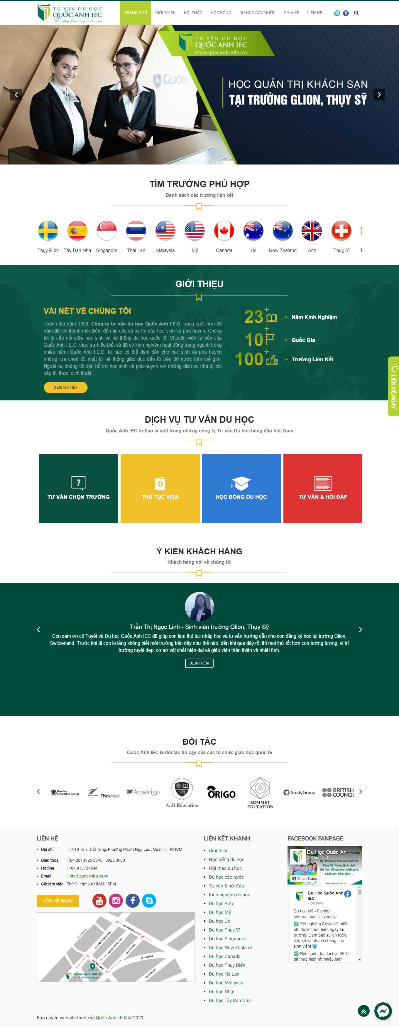 [ducanhduhoc] Thiết kế Website web du học anh - wwwquocanheduvn