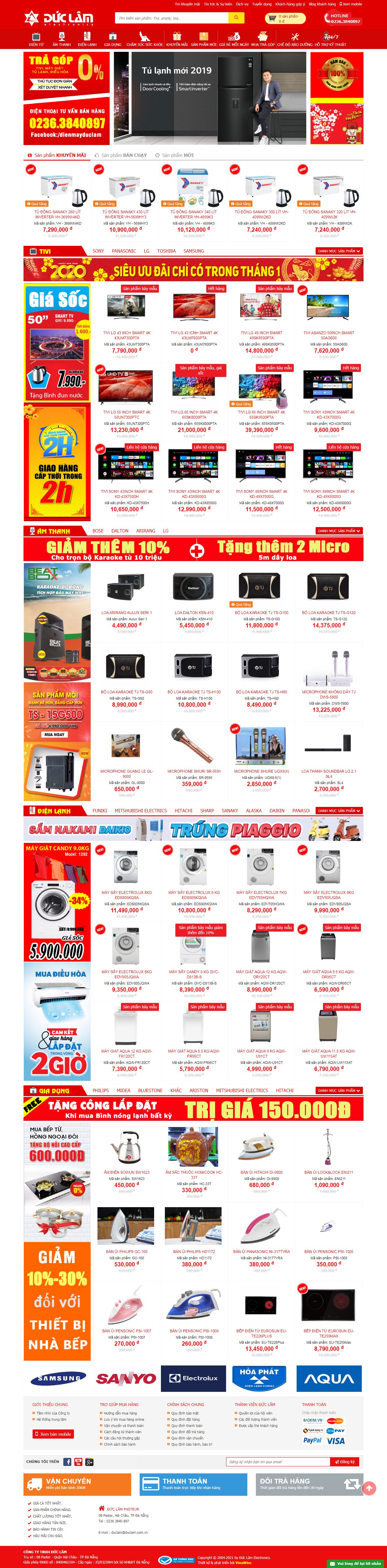 [thegioididong] Thiết kế Website web cao cấp - duclamcomvn