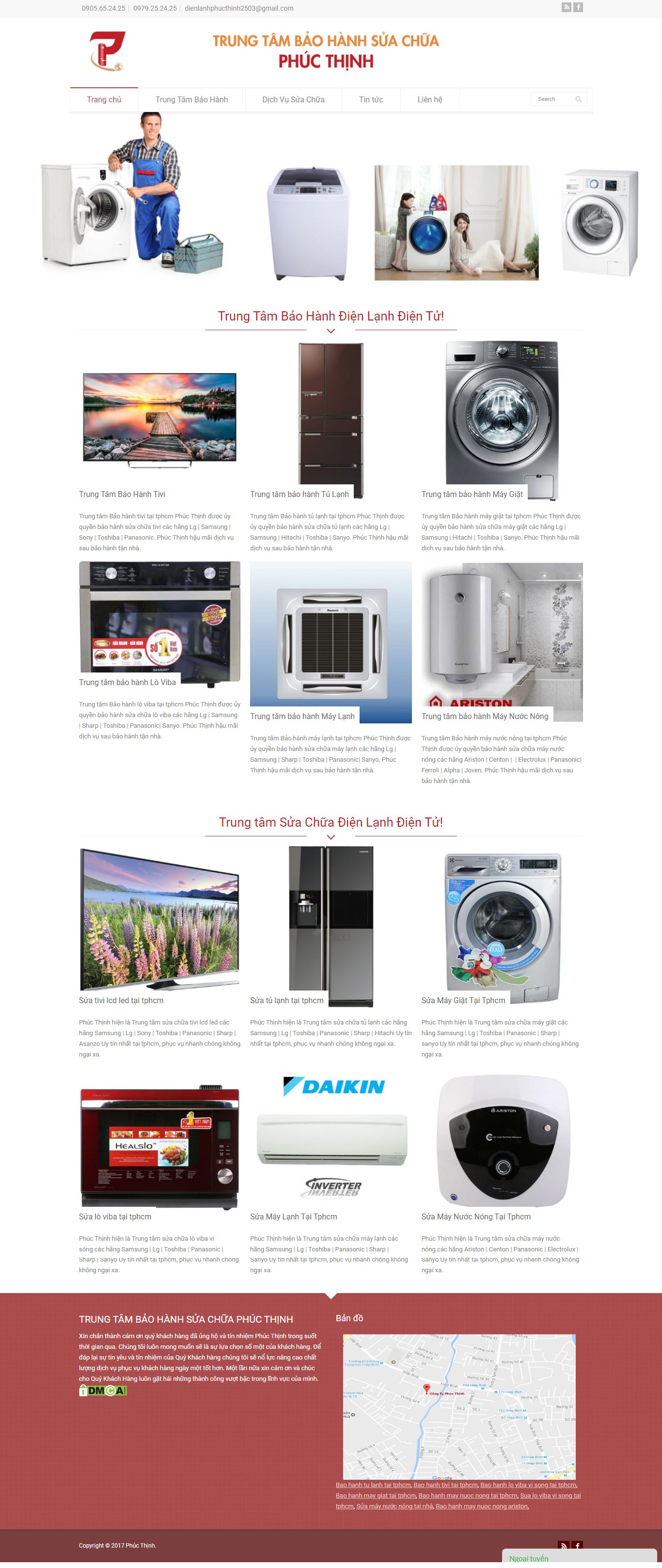 [thegioididong] Thiết kế Website web cao cấp - dienlanhphucthinhcom