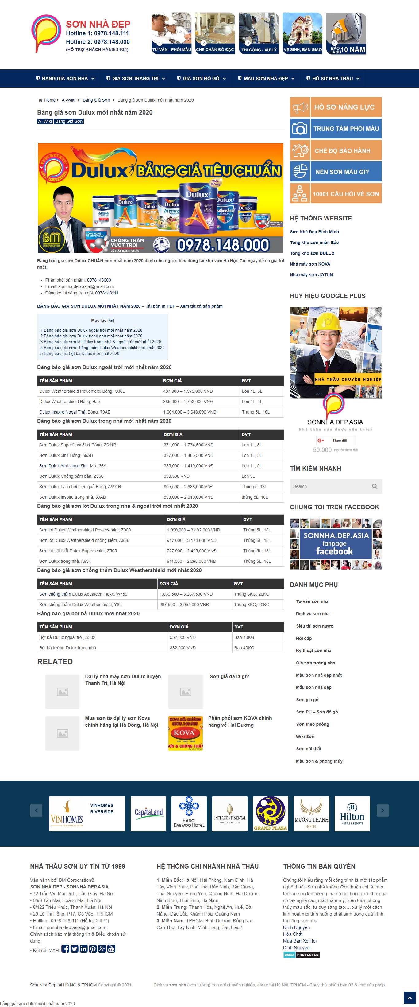 [truongphatpu] Thiết kế Website web bán sơn - sonnhadepasia