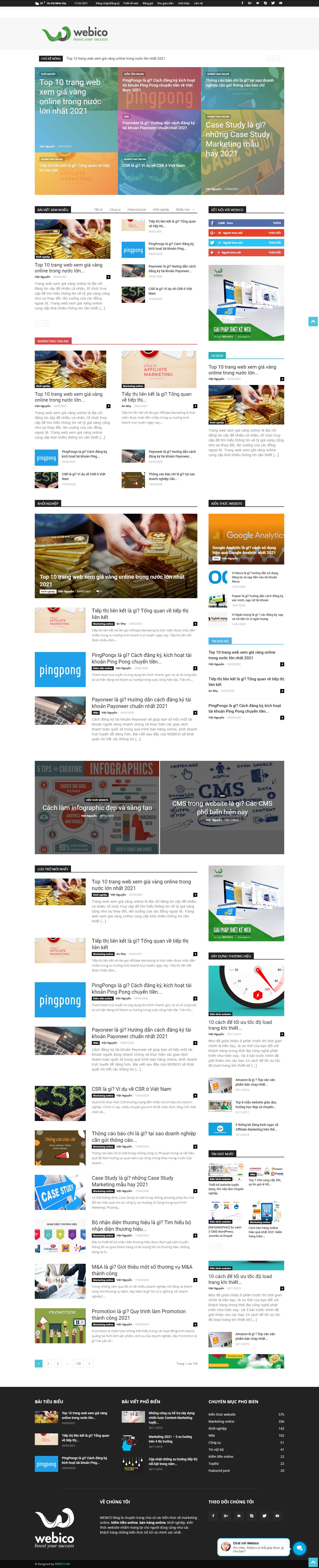 [hoanghannom] Thiết kế Website web cá nhân - blogwebicovn