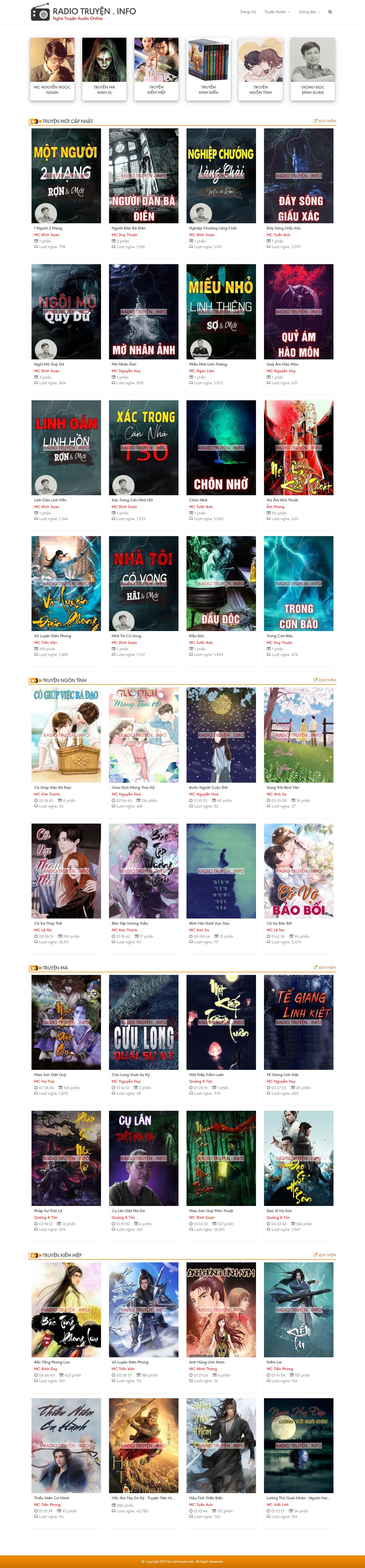 [hoanghannom] Thiết kế Website web cá nhân - radiotruyeninfo