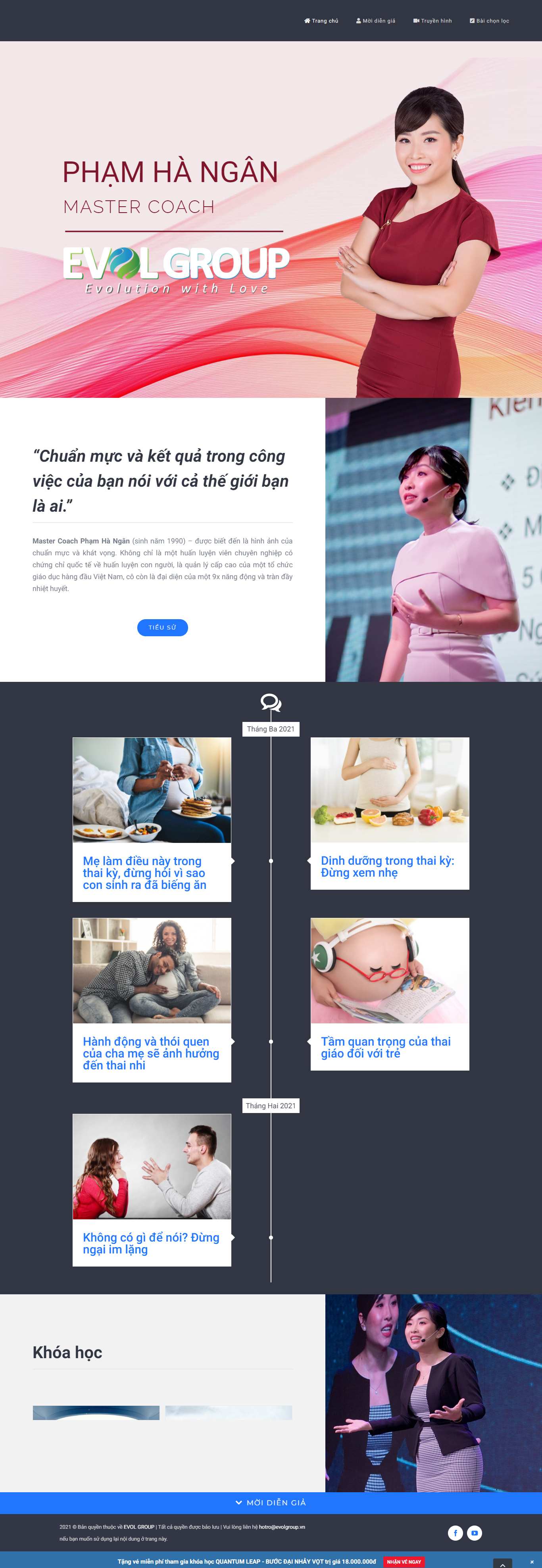 [lichvannien365] Thiết kế Website web người nổi tiếng - phamhanganvn