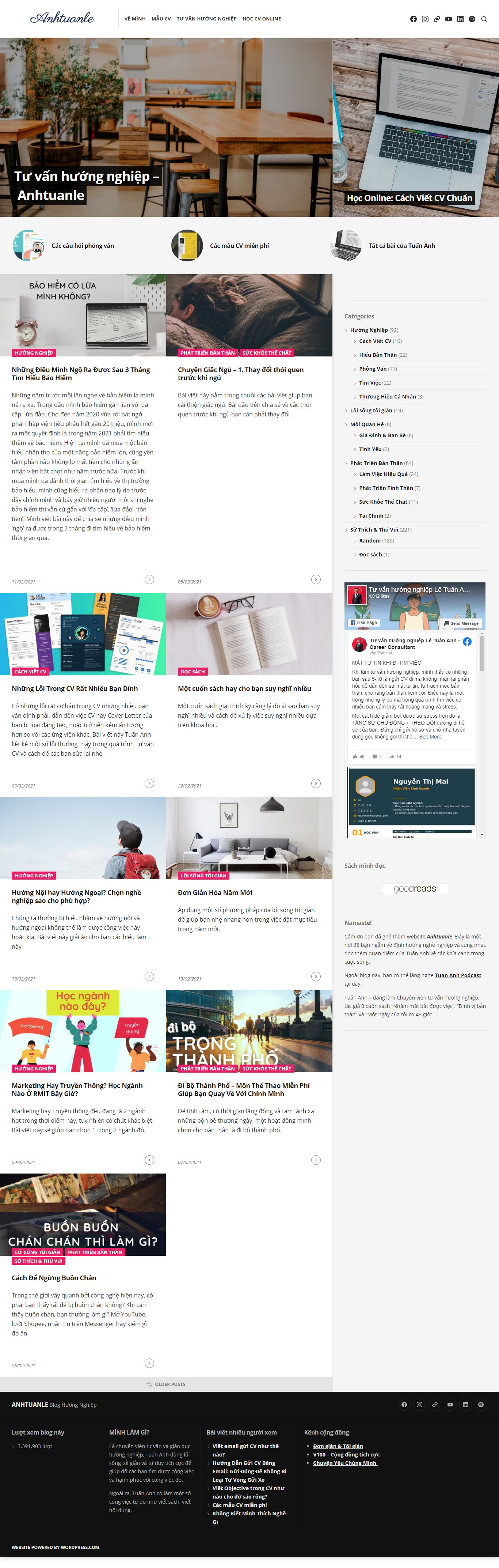 [lichvannien365] Thiết kế Website web người nổi tiếng - anhtuanlecom