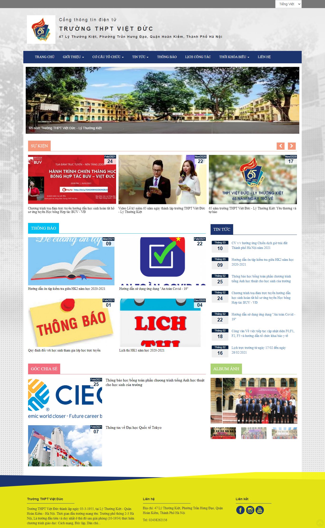 [hup] Thiết kế Website web trường học - c3vietduceduvn