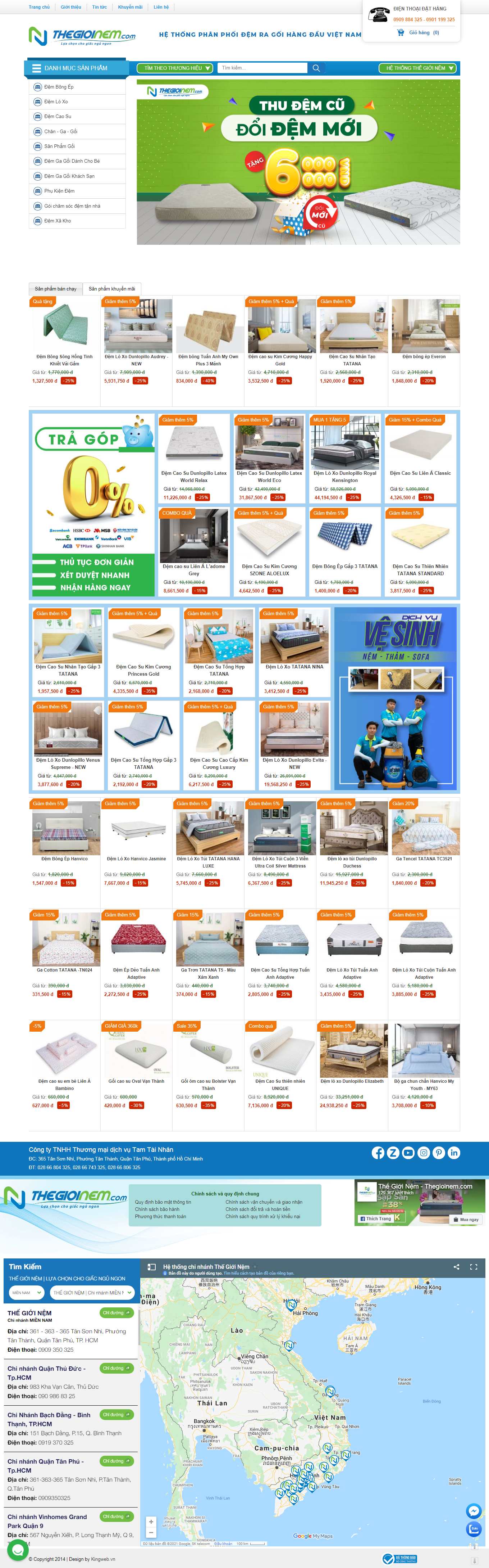 [noithatdoangiaphat] Thiết kế Website web asp.net - thegioinemcom