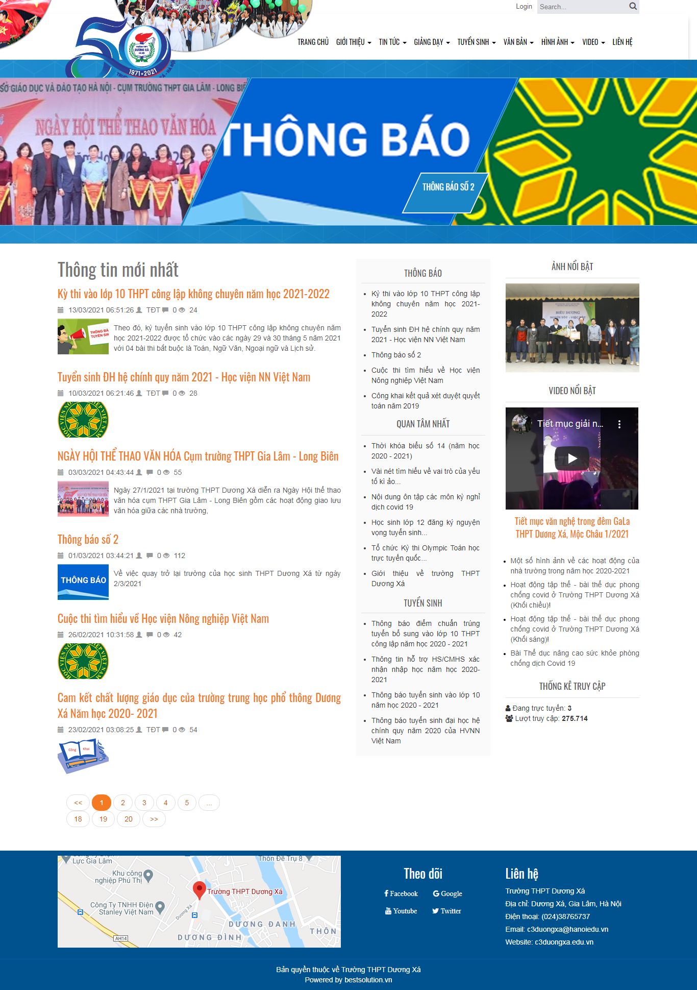 [hup] Thiết kế Website web trường học - c3duongxaeduvn