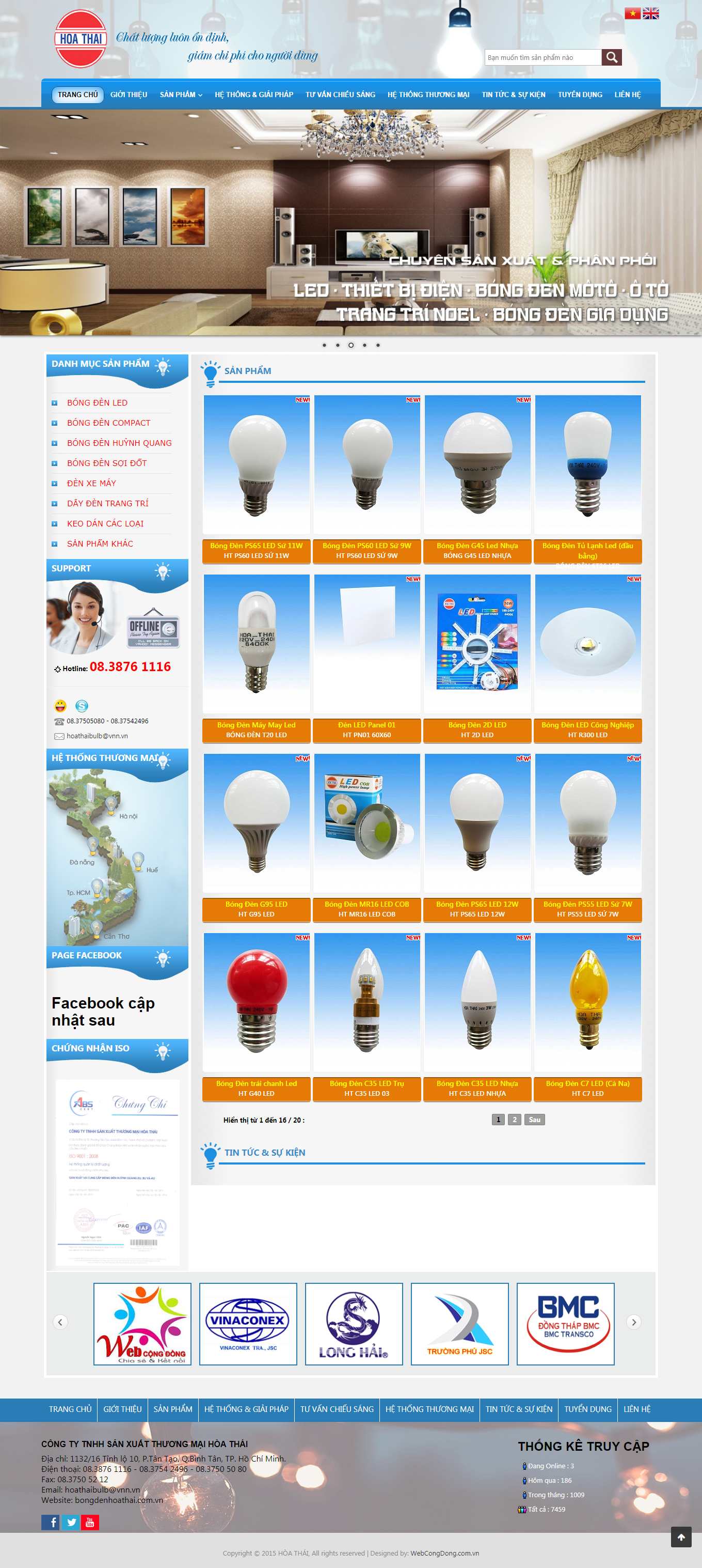 [baovengayvadem] Thiết kế Website web wordpress - bongdenhoathaicomvn