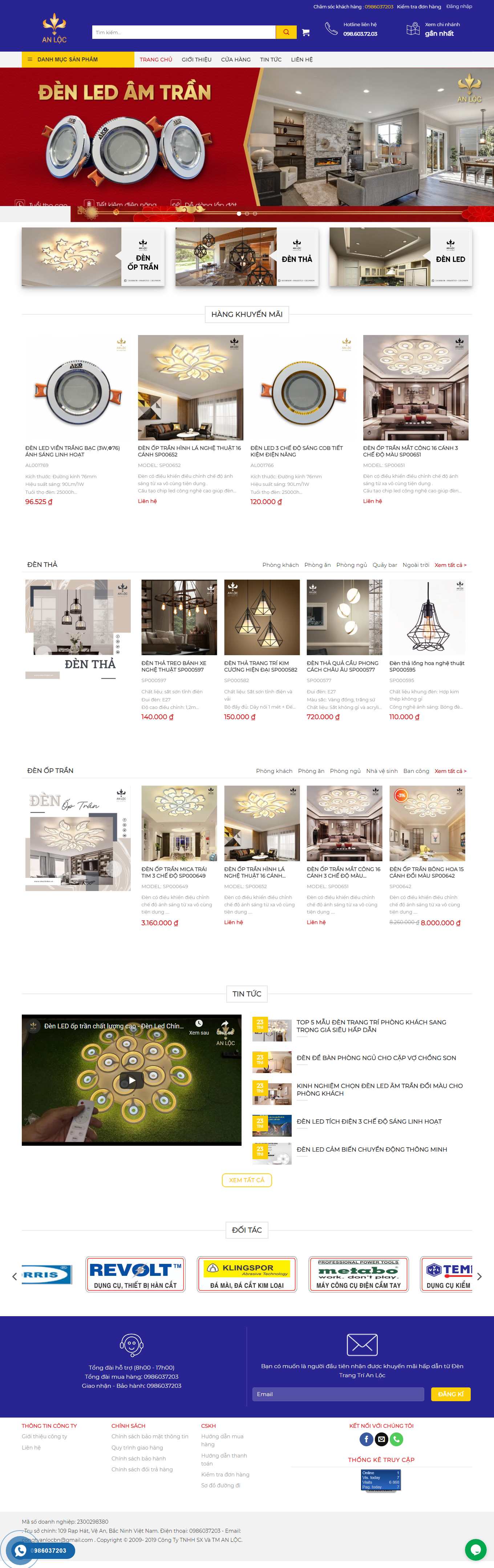 [baovengayvadem] Thiết kế Website web wordpress - sieuthidenvn