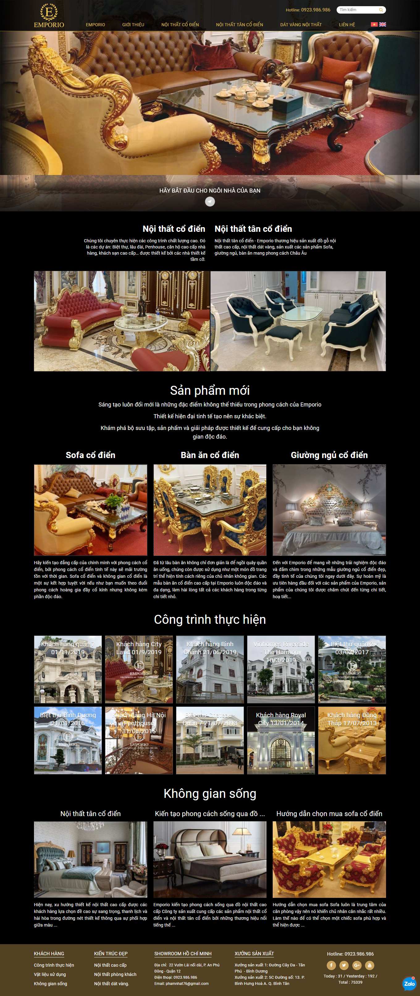 [minhlong1] Thiết kế Website web joomla - emporiovn