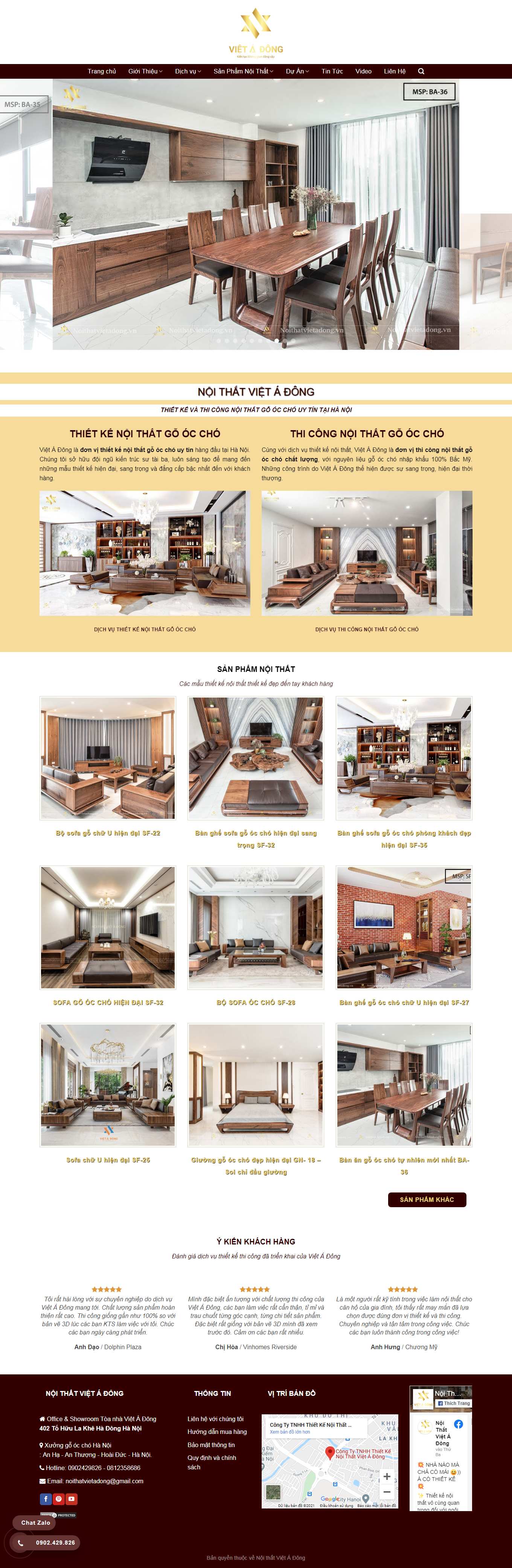 [minhlong1] Thiết kế Website web joomla - noithatvietadongvn