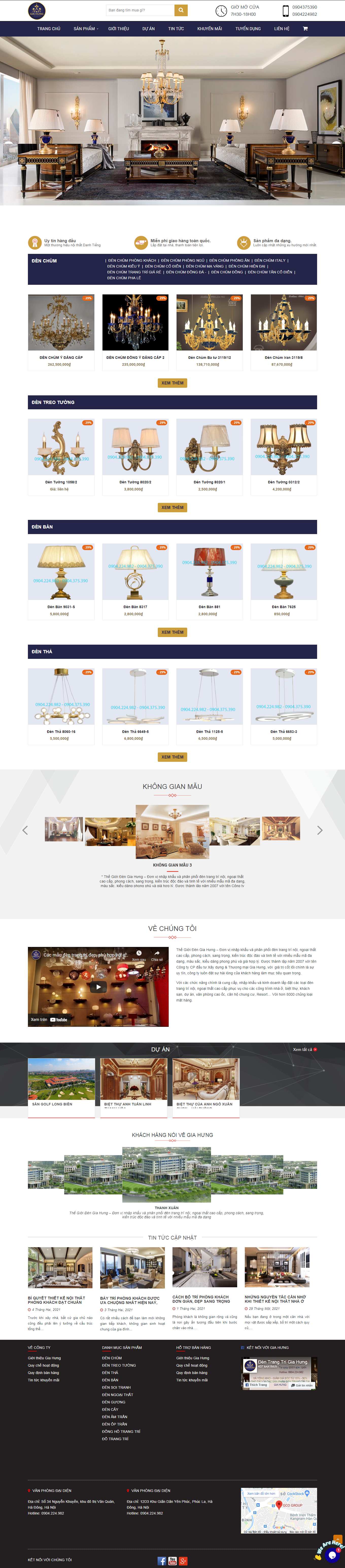 [minhlong1] Thiết kế Website web joomla - dengiahungcom