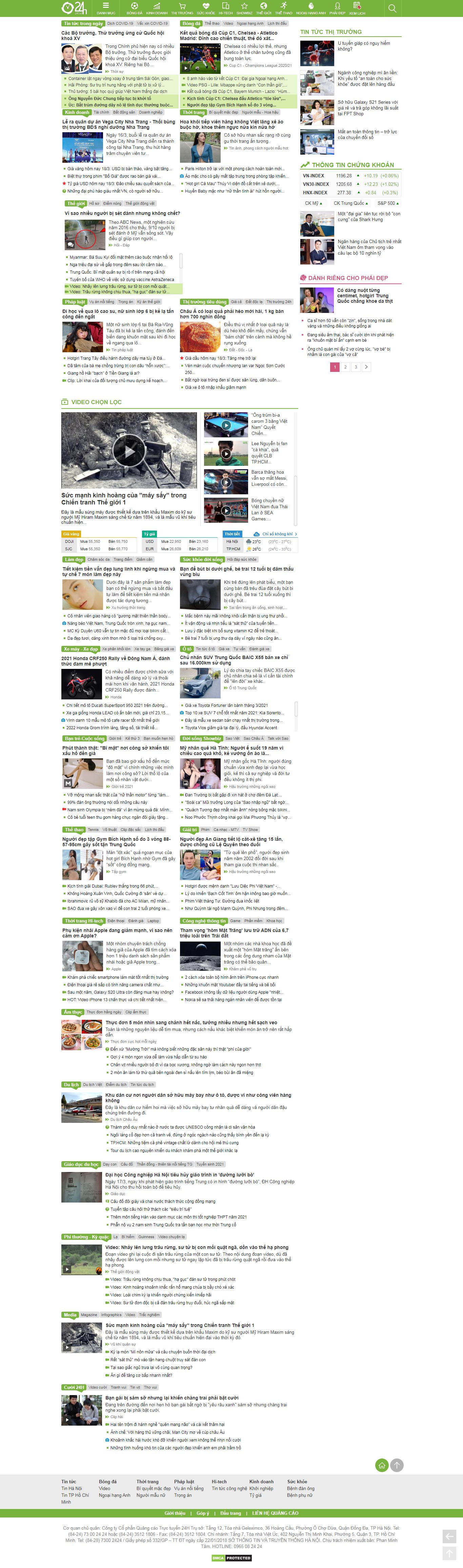 [vietnamnet] Thiết kế Website web tin tức - www24hcomvn