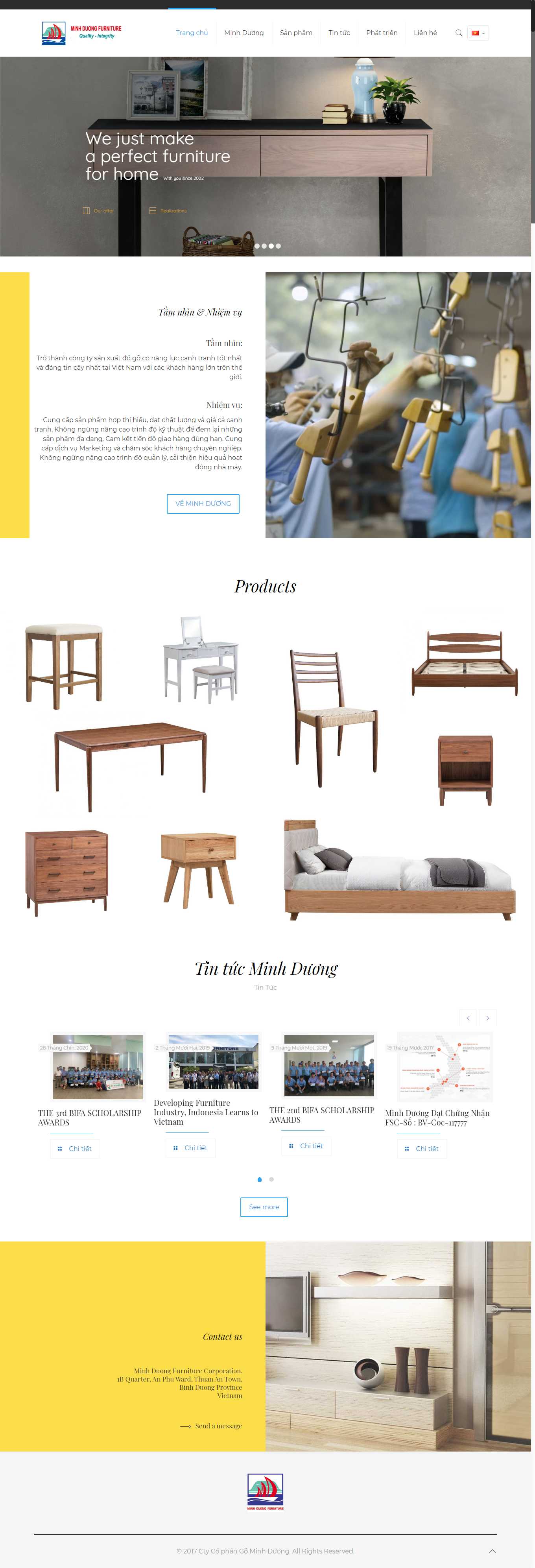 [lamvietfurniture] Thiết kế Website web siêu việt - minhduongfcom