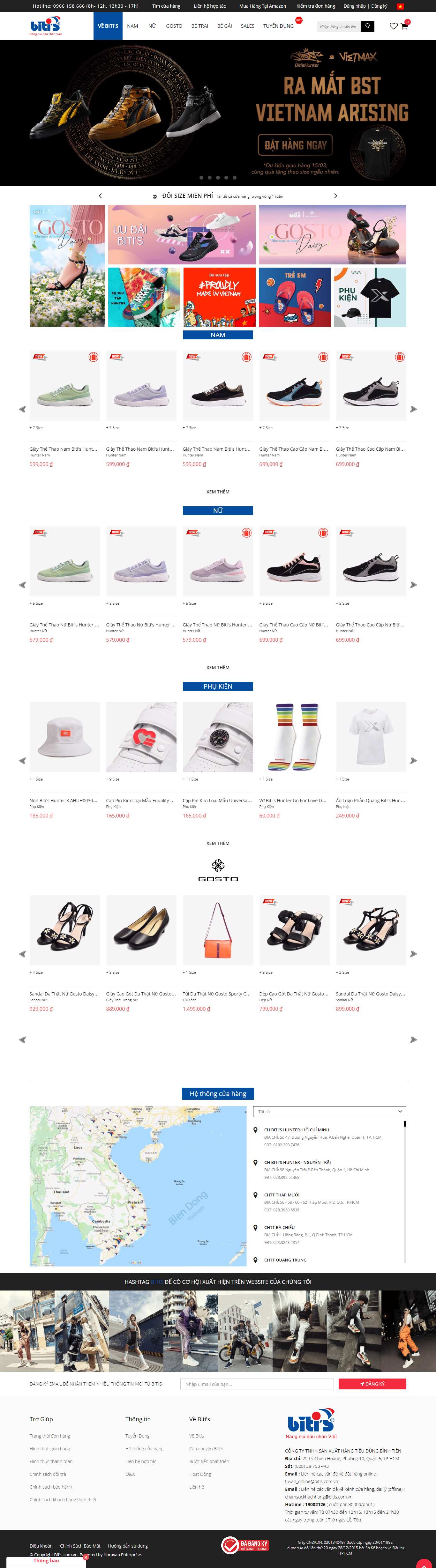 Thiết kế Website web cửa hàng - wwwbitiscomvn