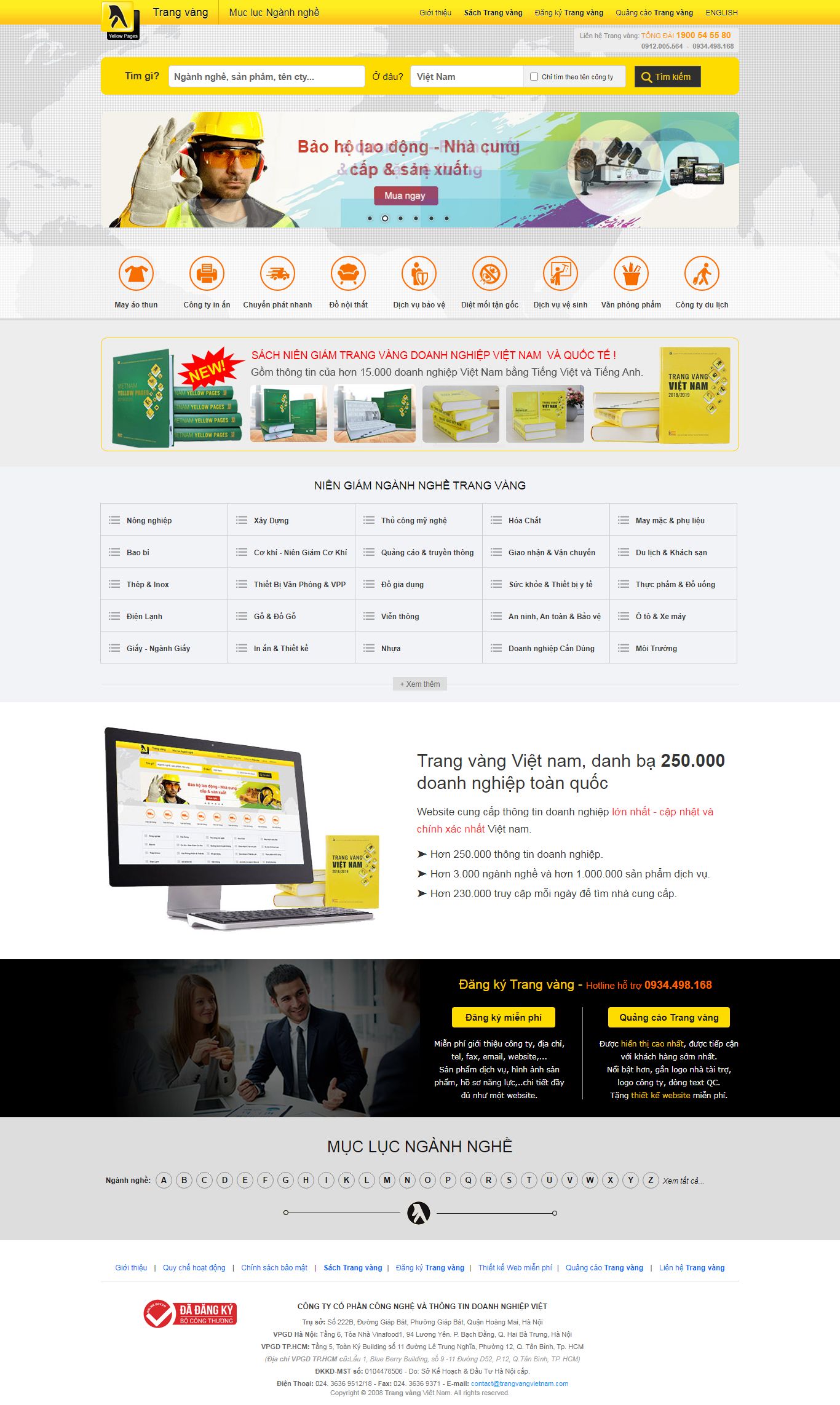 [alona] Thiết kế Website web giới thiệu công ty - trangvangvietnamcom