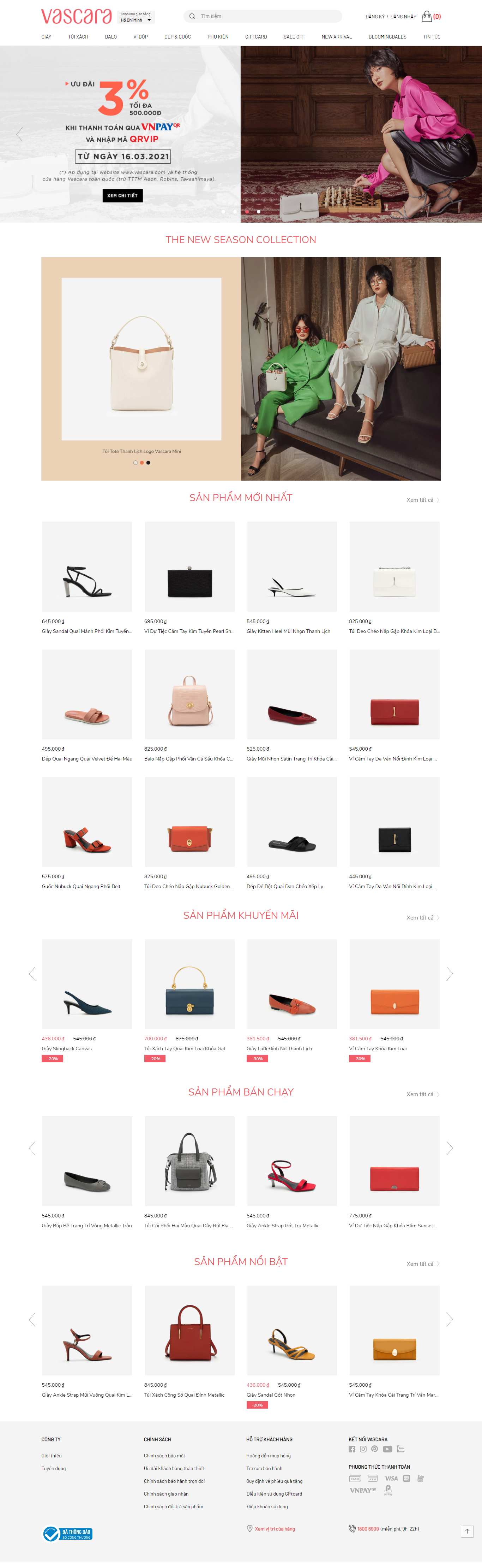 Thiết kế Website web cửa hàng - wwwvascaracom