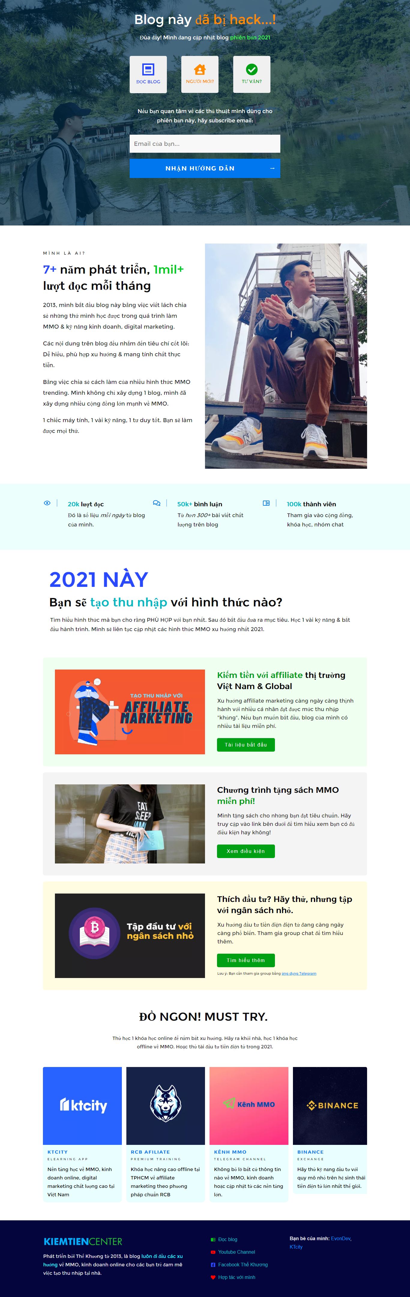 [chiasekienthuchay] Thiết kế Website web kinh doanh online - kiemtiencentercom