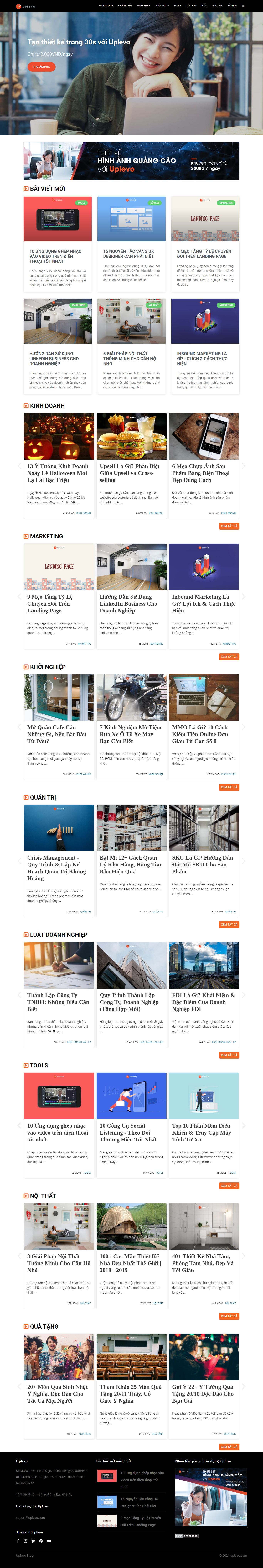 [chiasekienthuchay] Thiết kế Website web kinh doanh online - wwwuplevocom