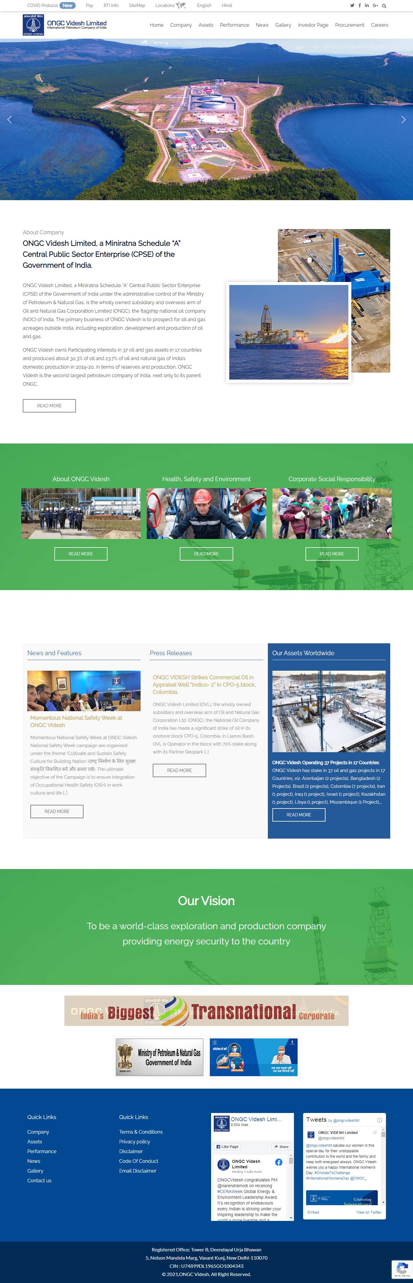 [pct] Thiết kế Website web dầu khí - wwwongcvideshcom