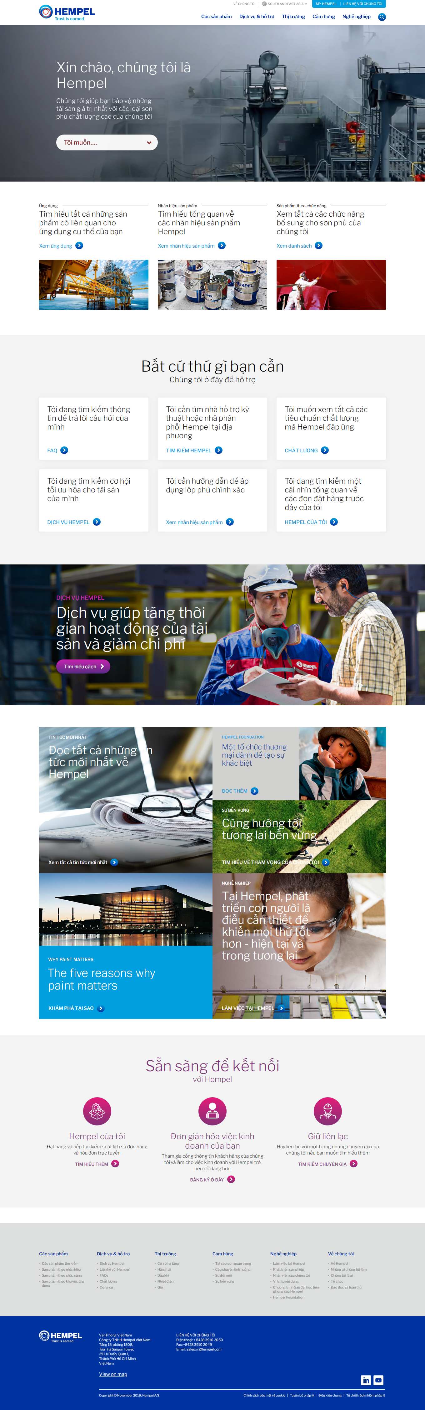 [pct] Thiết kế Website web dầu khí - wwwhempelcom