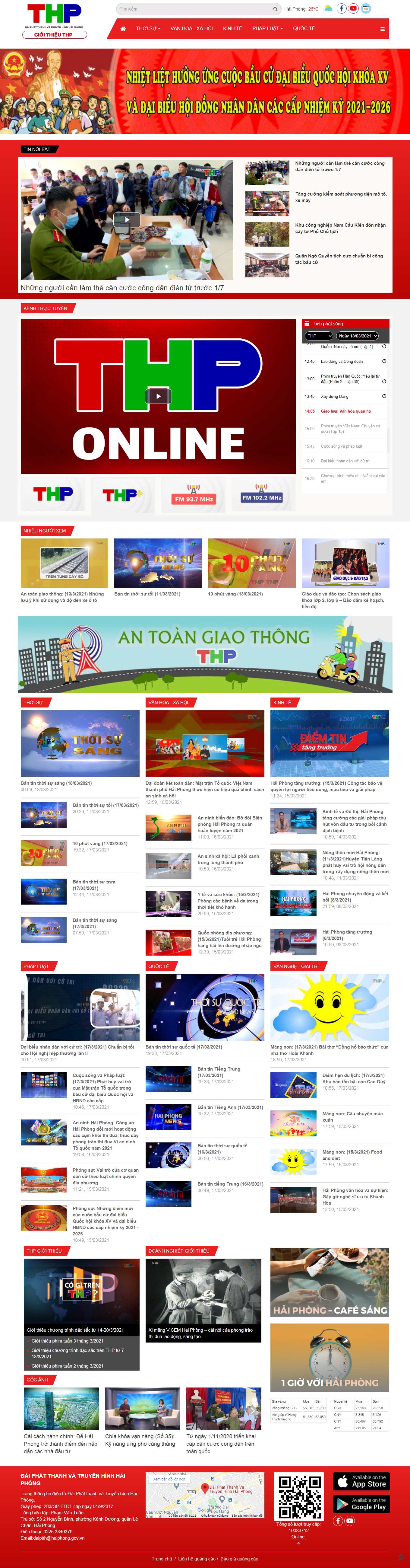 [onme] Thiết kế Website web truyền hình - thhpvn