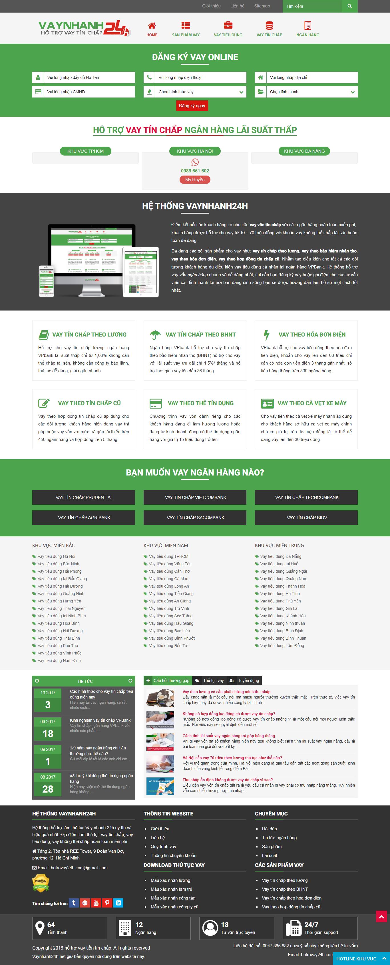 [quatang] Thiết kế Website Landing page web - vaynhanh24hnet