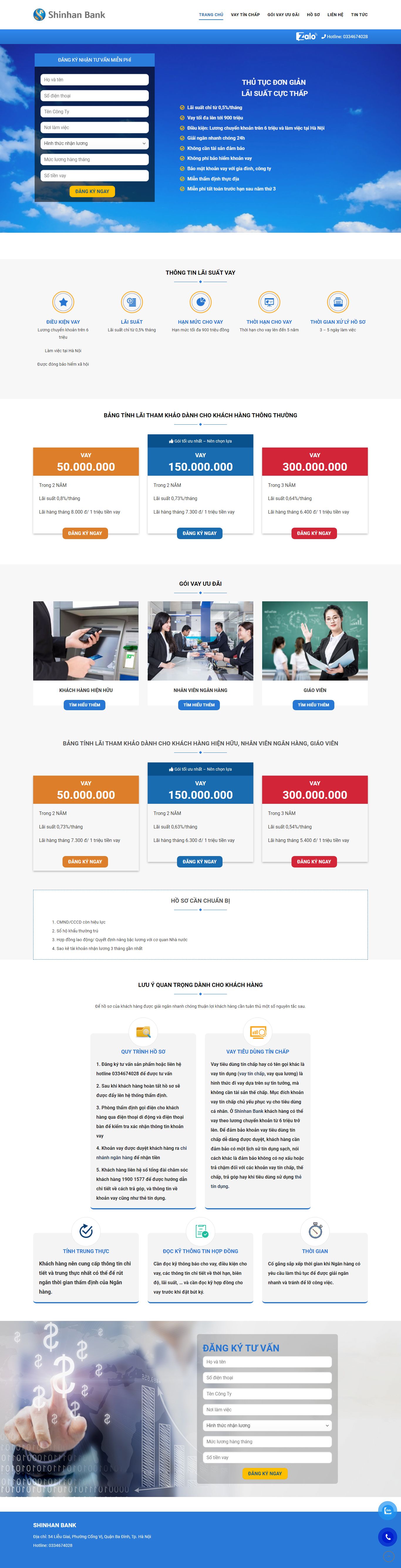 [quatang] Thiết kế Website Landing page web - vayqualuong24hcom