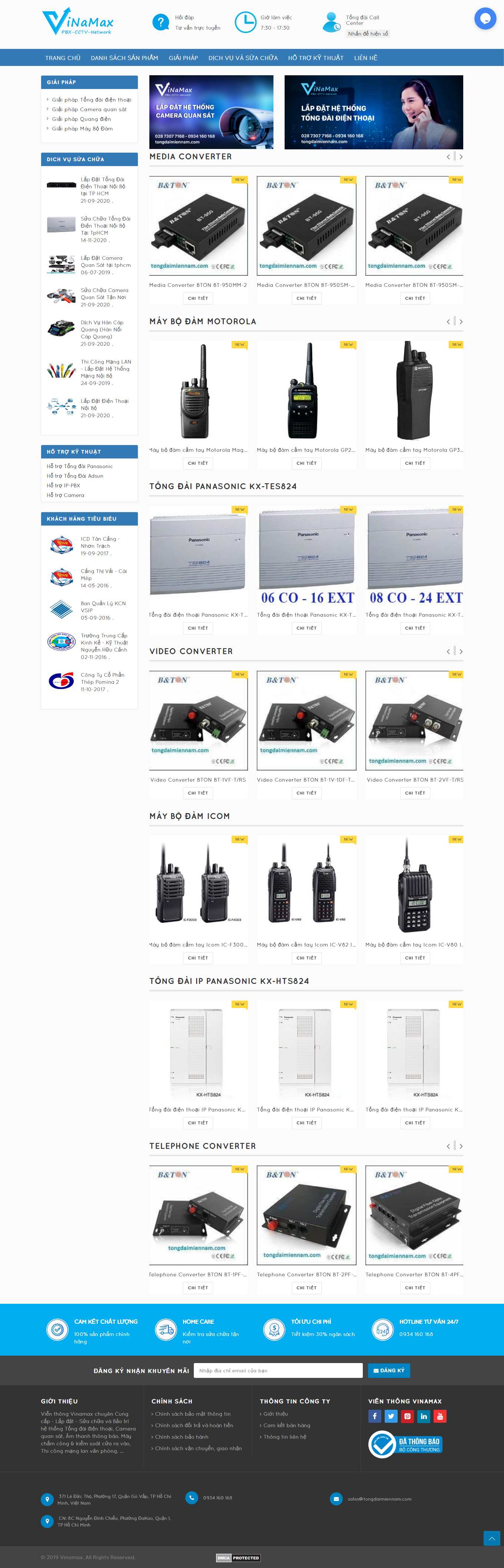 [tongdai] Thiết kế Website web lắp đặt tổng đài - tongdaimiennamcom