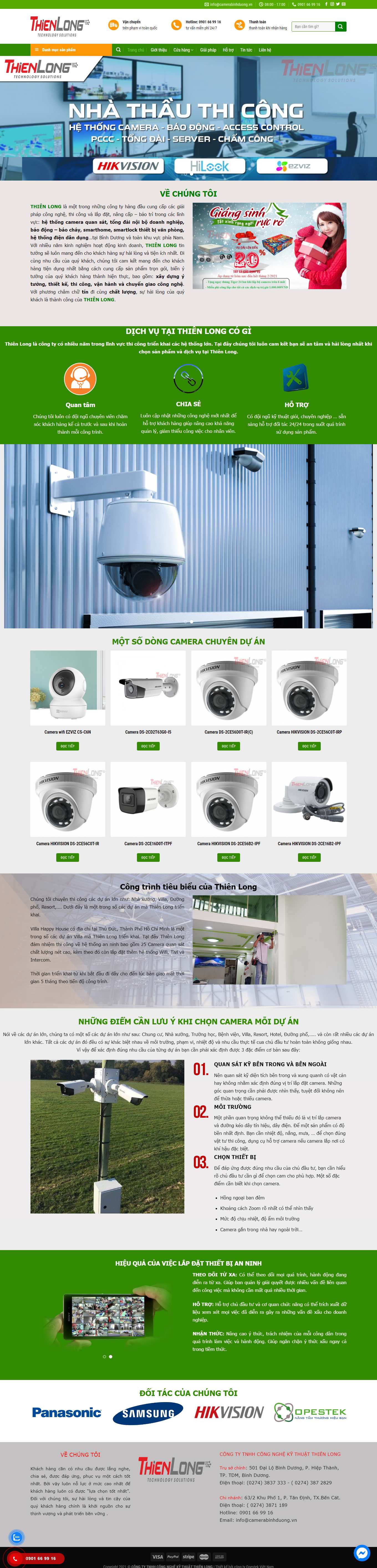 [tongdai] Thiết kế Website web lắp đặt tổng đài - camerabinhduongvn