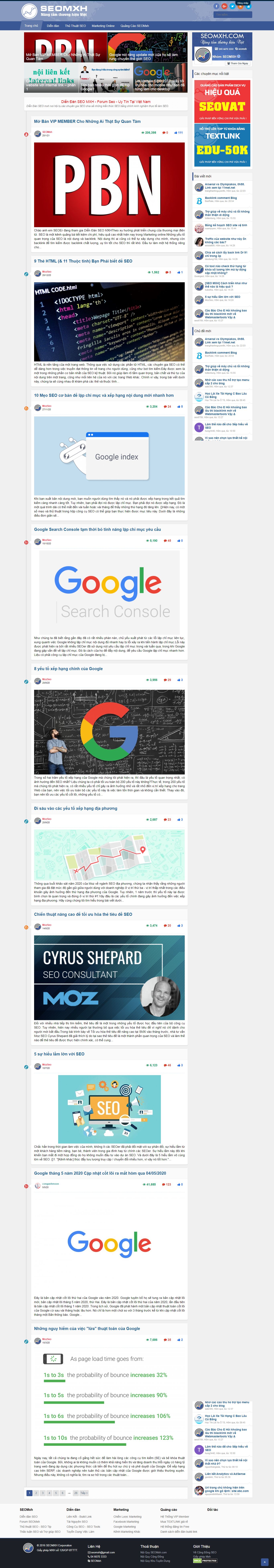 [marrybaby] Thiết kế Website web diễn đàn - seomxhcom