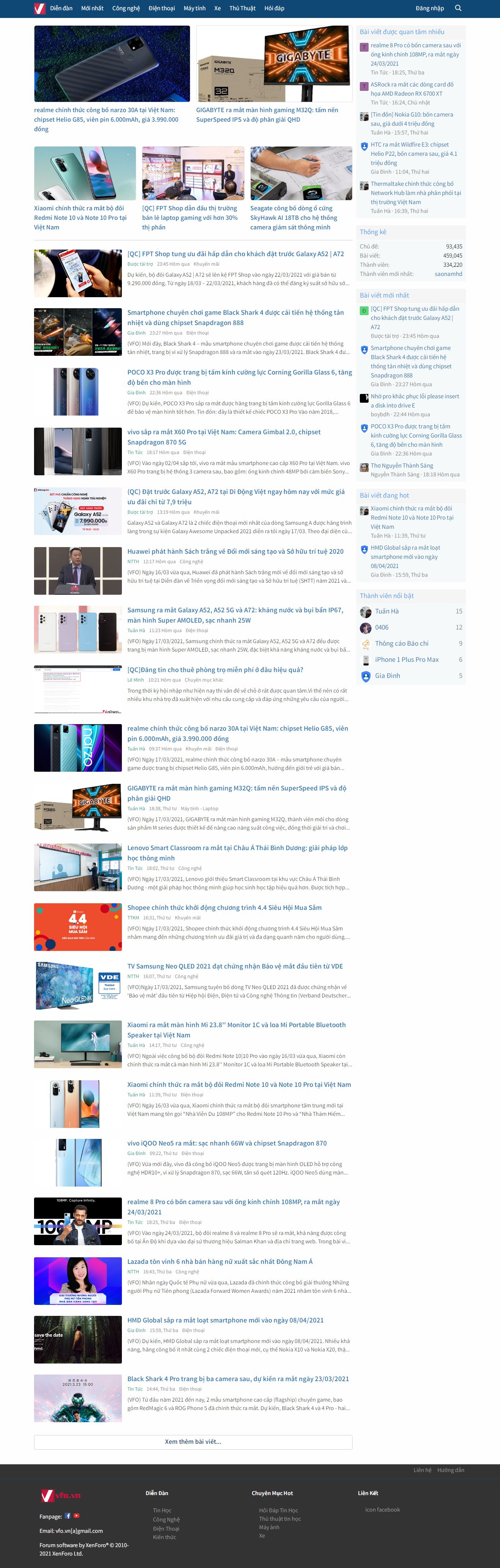 [marrybaby] Thiết kế Website web diễn đàn - vfovn